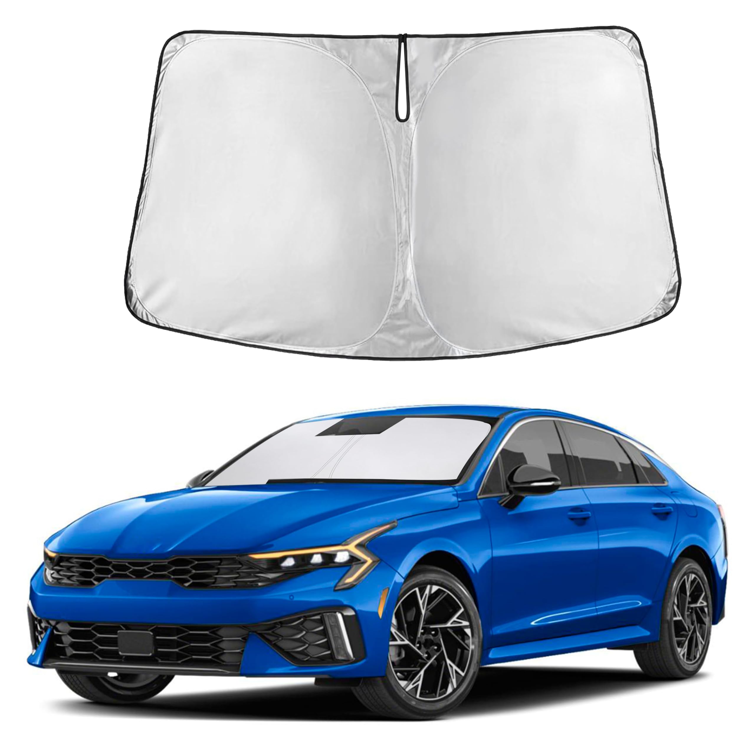Front Windshield Sun Shade & Car Window Sun Visor