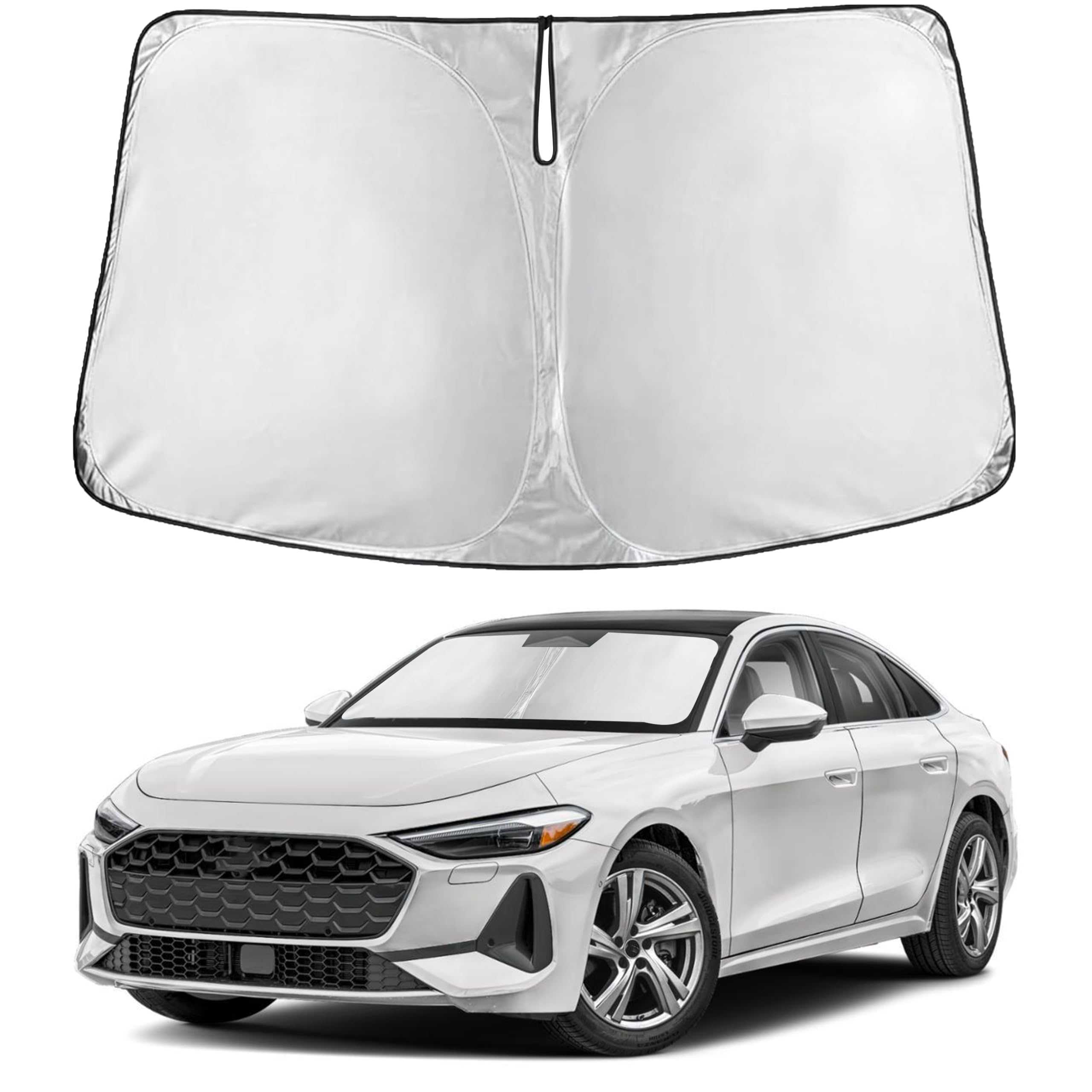 Reflective RV Windshield Sunshade for UV & Heat Protection