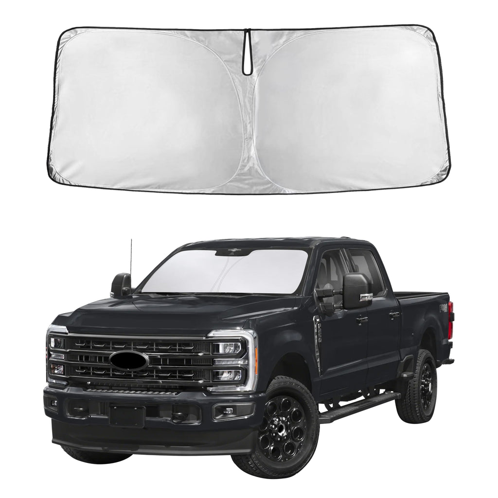 Front Windshield Sun Shade & Car Window Sun Visor