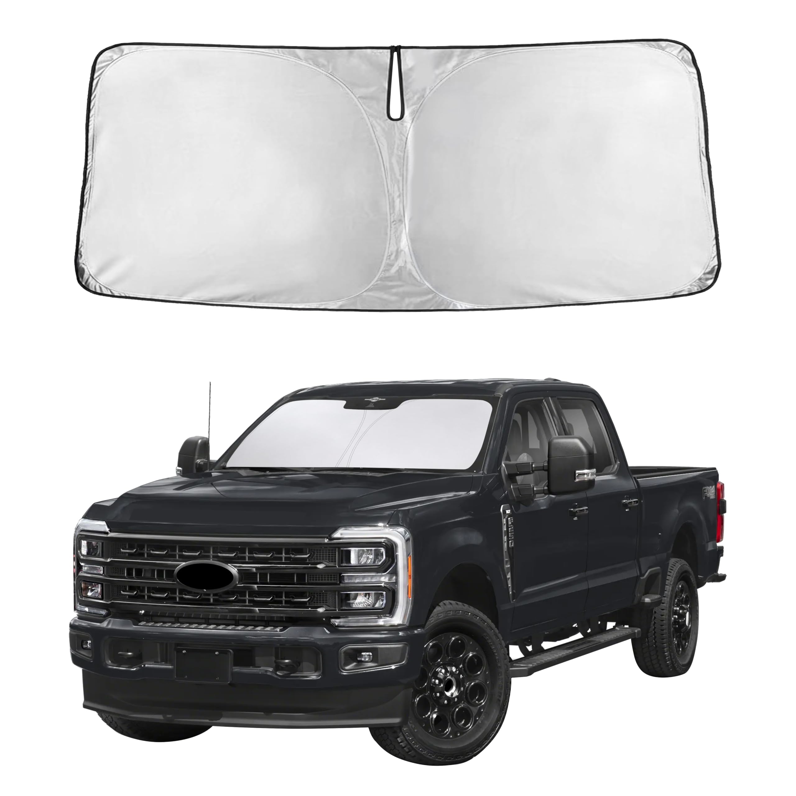 Front Windshield Sun Shade & Car Window Sun Visor