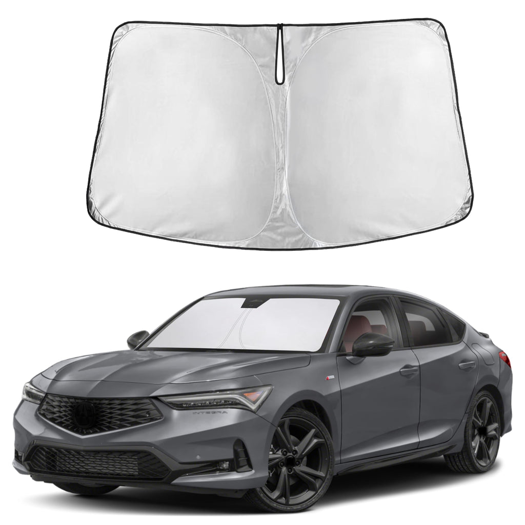Front Windshield Sun Shade & Car Window Sun Visor