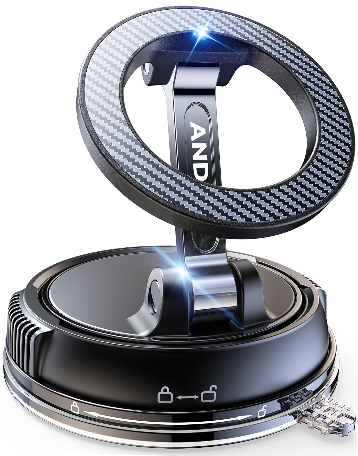 MagSafe 360° Adjustable Car Phone Mount with Strong Suction
