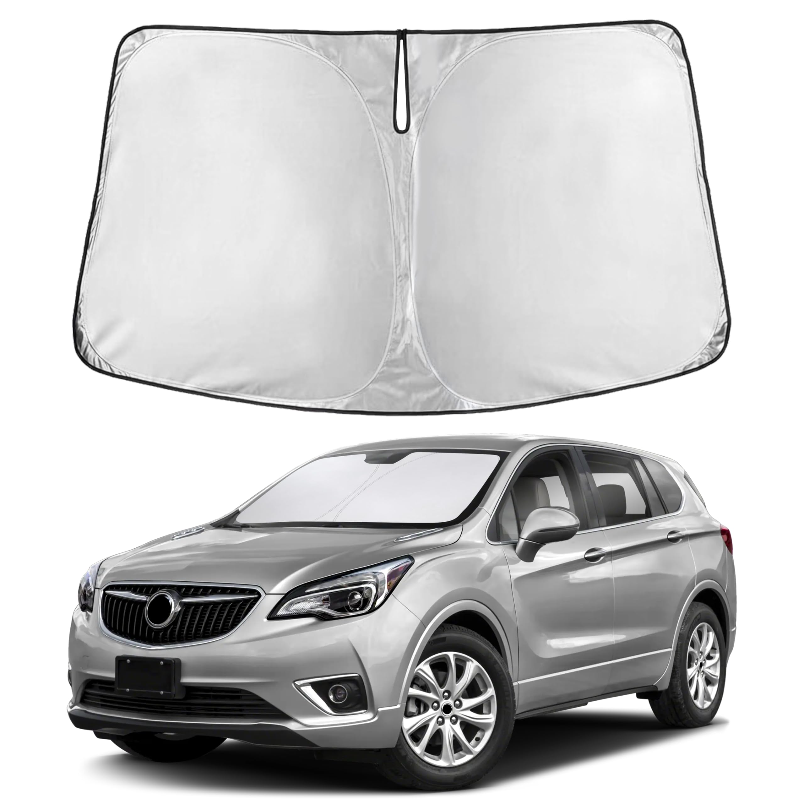 Reflective RV Windshield Sunshade for UV & Heat Protection
