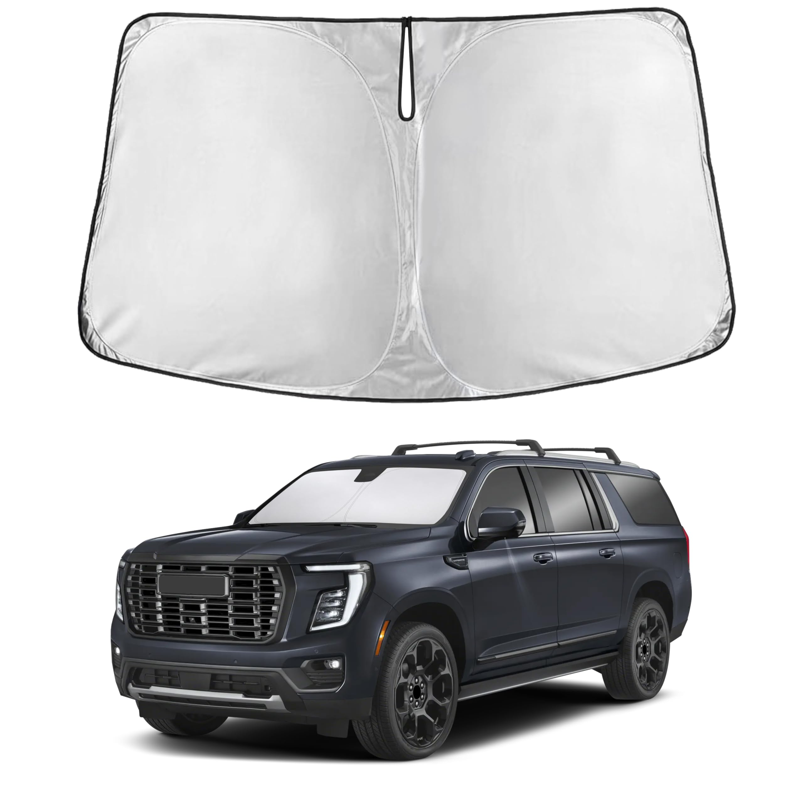 Reflective RV Windshield Sunshade for UV & Heat Protection