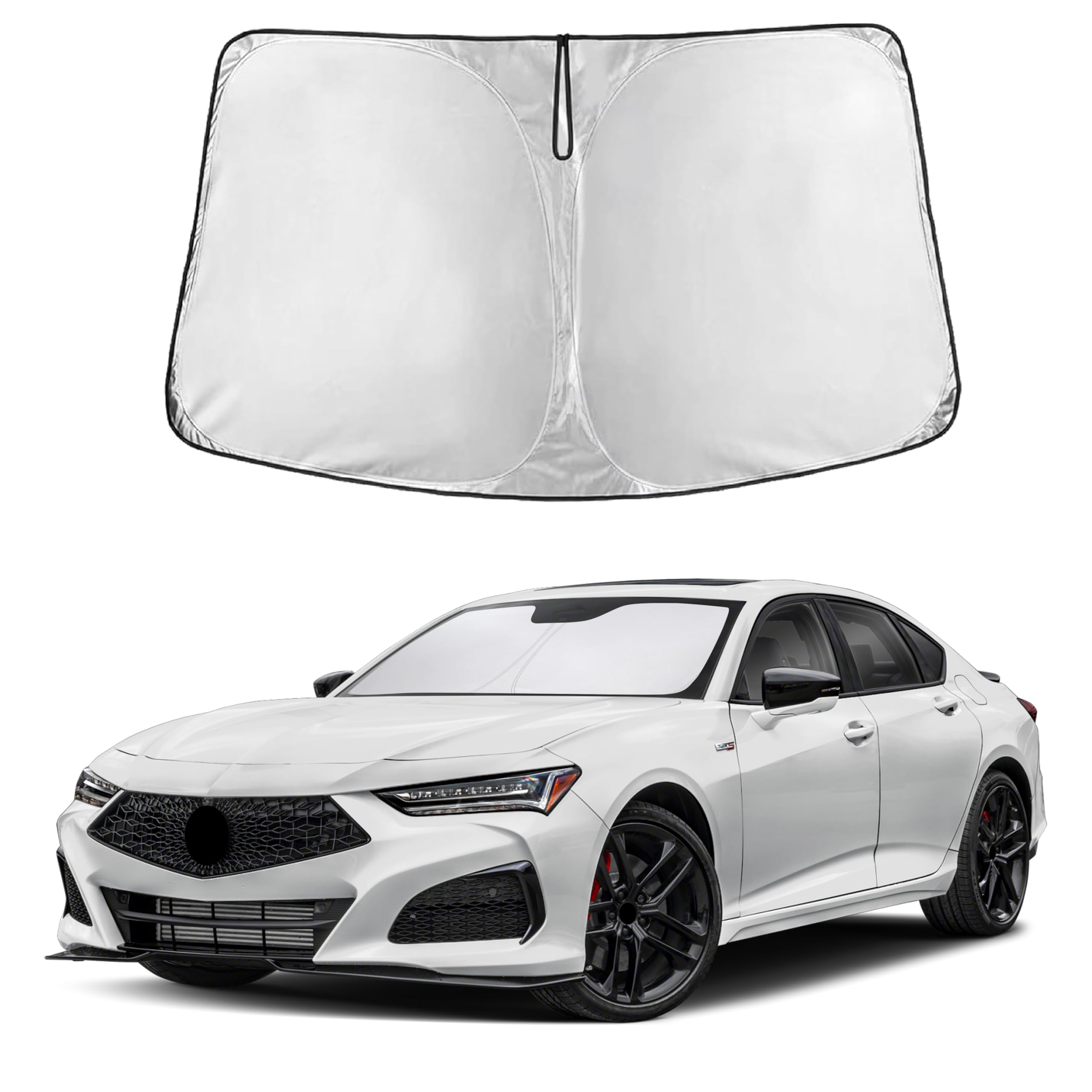 Reflective RV Windshield Sunshade for UV & Heat Protection