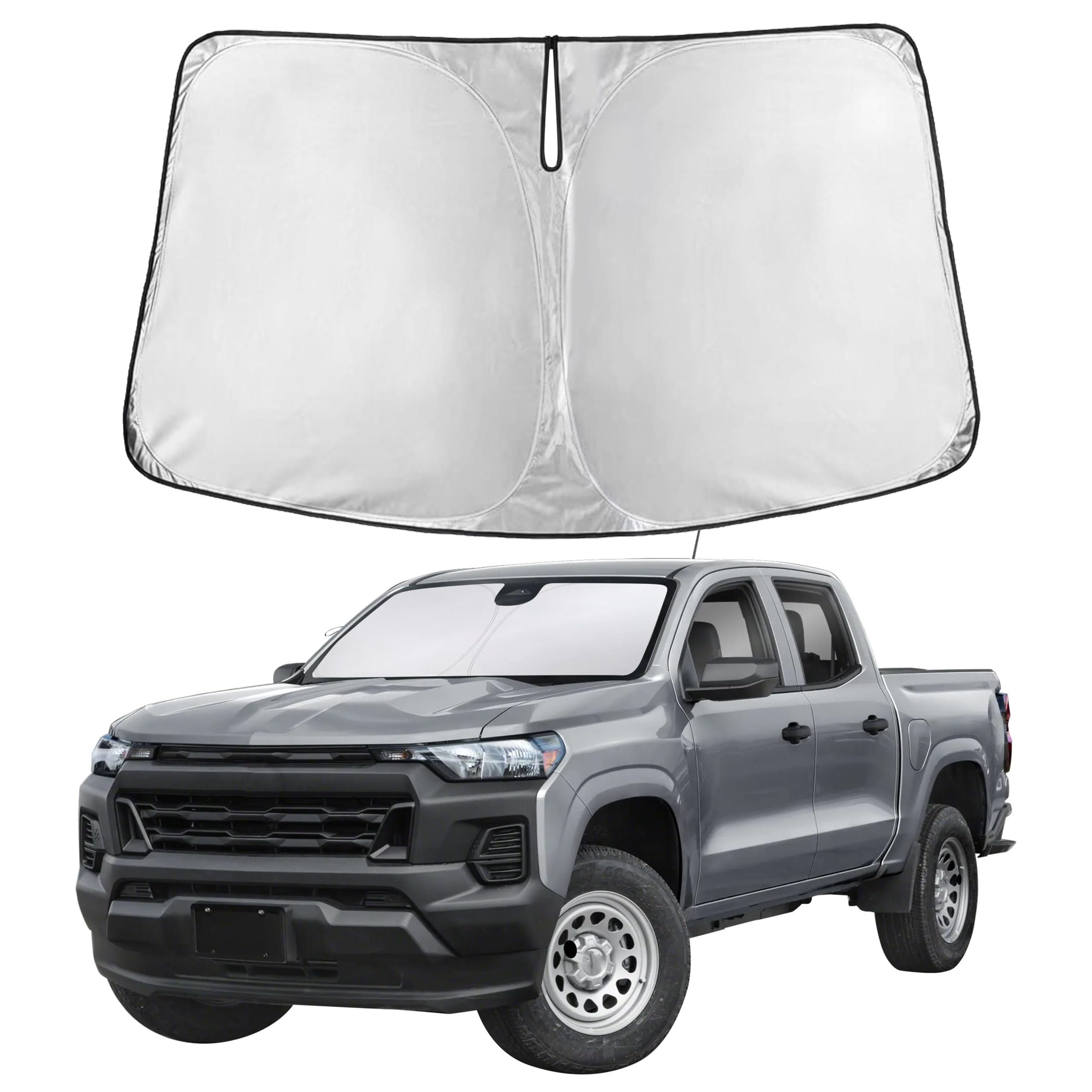 Reflective RV Windshield Sunshade for UV & Heat Protection