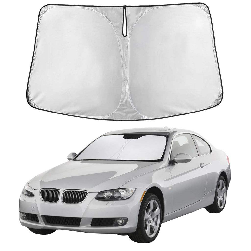 Front Windshield Sun Shade & Car Window Sun Visor