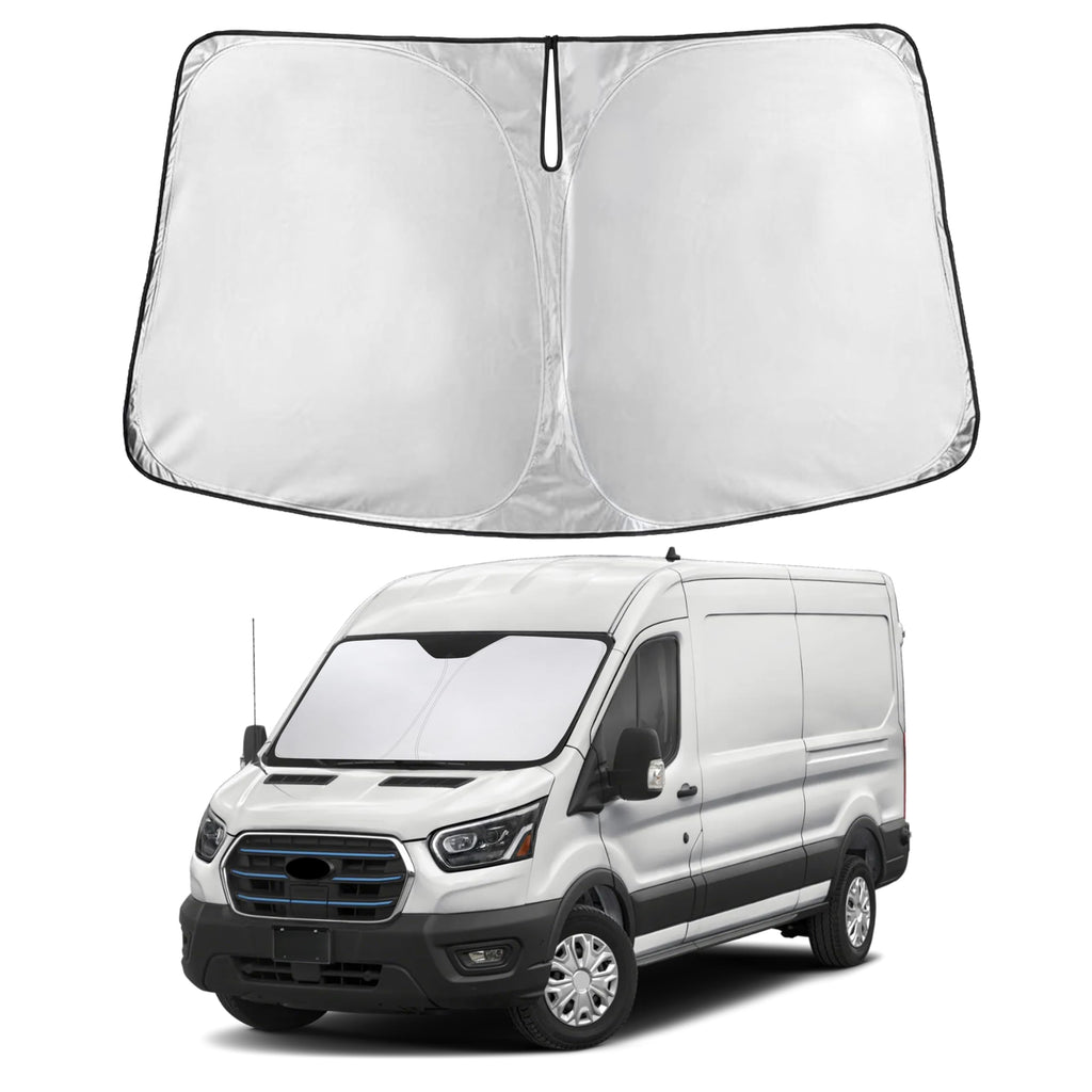 Front Windshield Sun Shade & Car Window Sun Visor