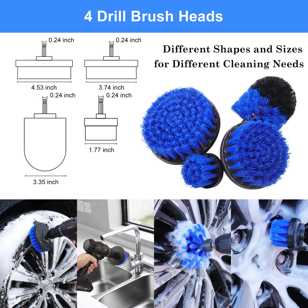 26-Piece Car Detailing Brush & Interior Cleaning Kit