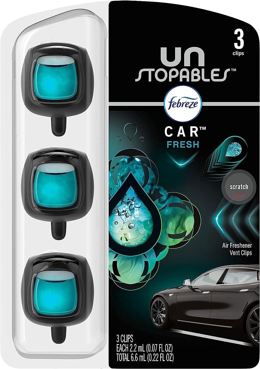 Car Vent Clip Air Freshener & Odor Deodorizer