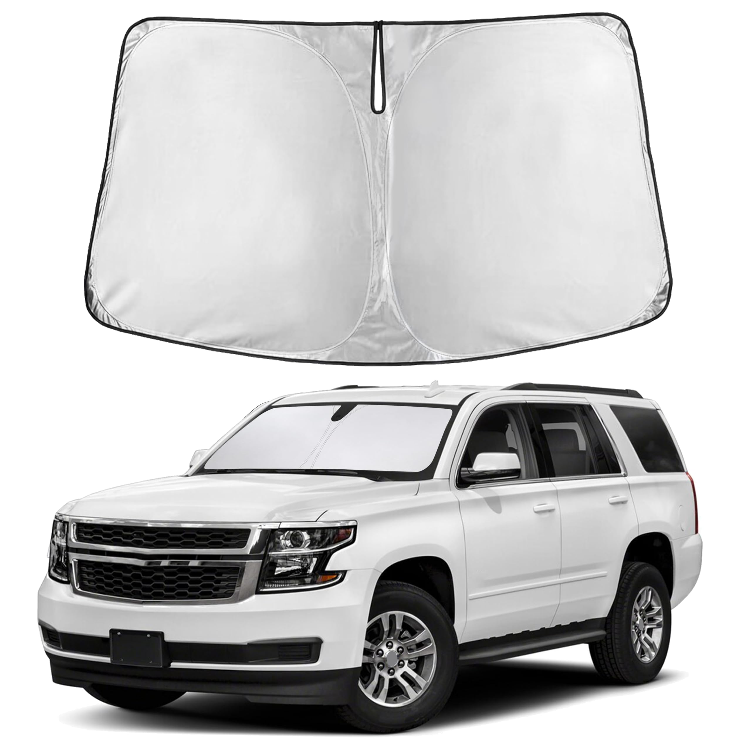 Front Windshield Sun Shade & Car Window Sun Visor