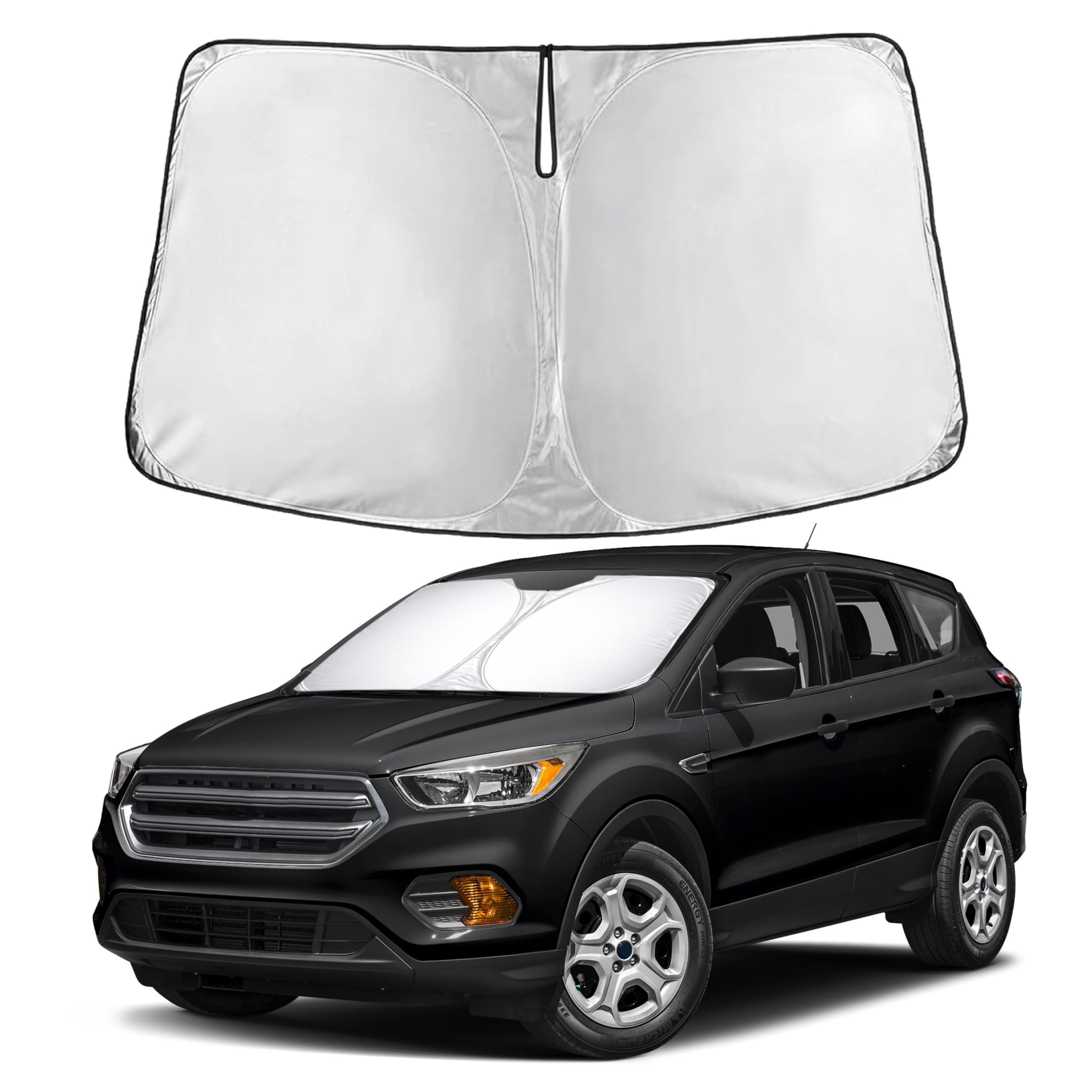 Reflective RV Windshield Sunshade for UV & Heat Protection