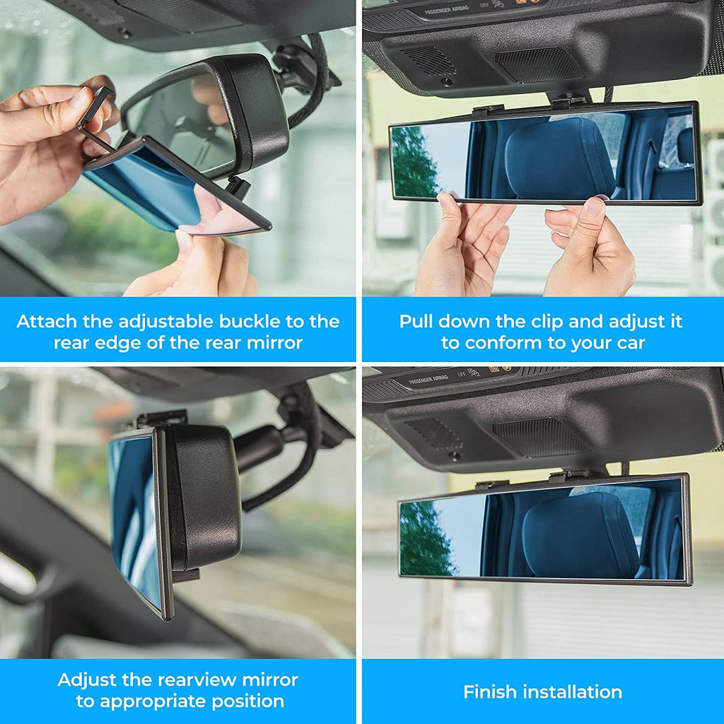 Wide-Angle Car Rearview Mirror for Enhanced Driving View
