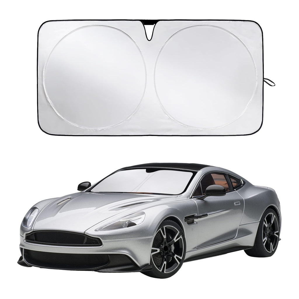 Reflective RV Windshield Sunshade for UV & Heat Protection