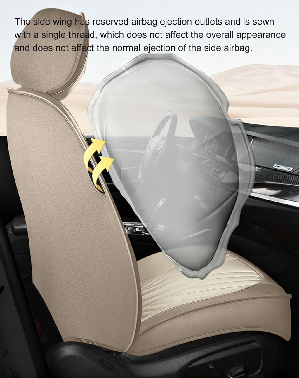 Waterproof PU Leather Full-Set Car Seat Covers for Pets