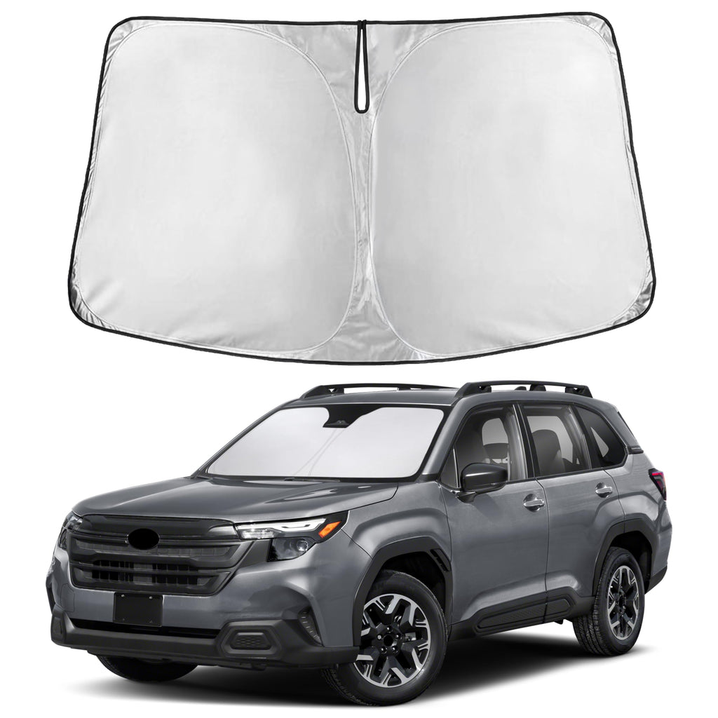 Front Windshield Sun Shade & Car Window Sun Visor