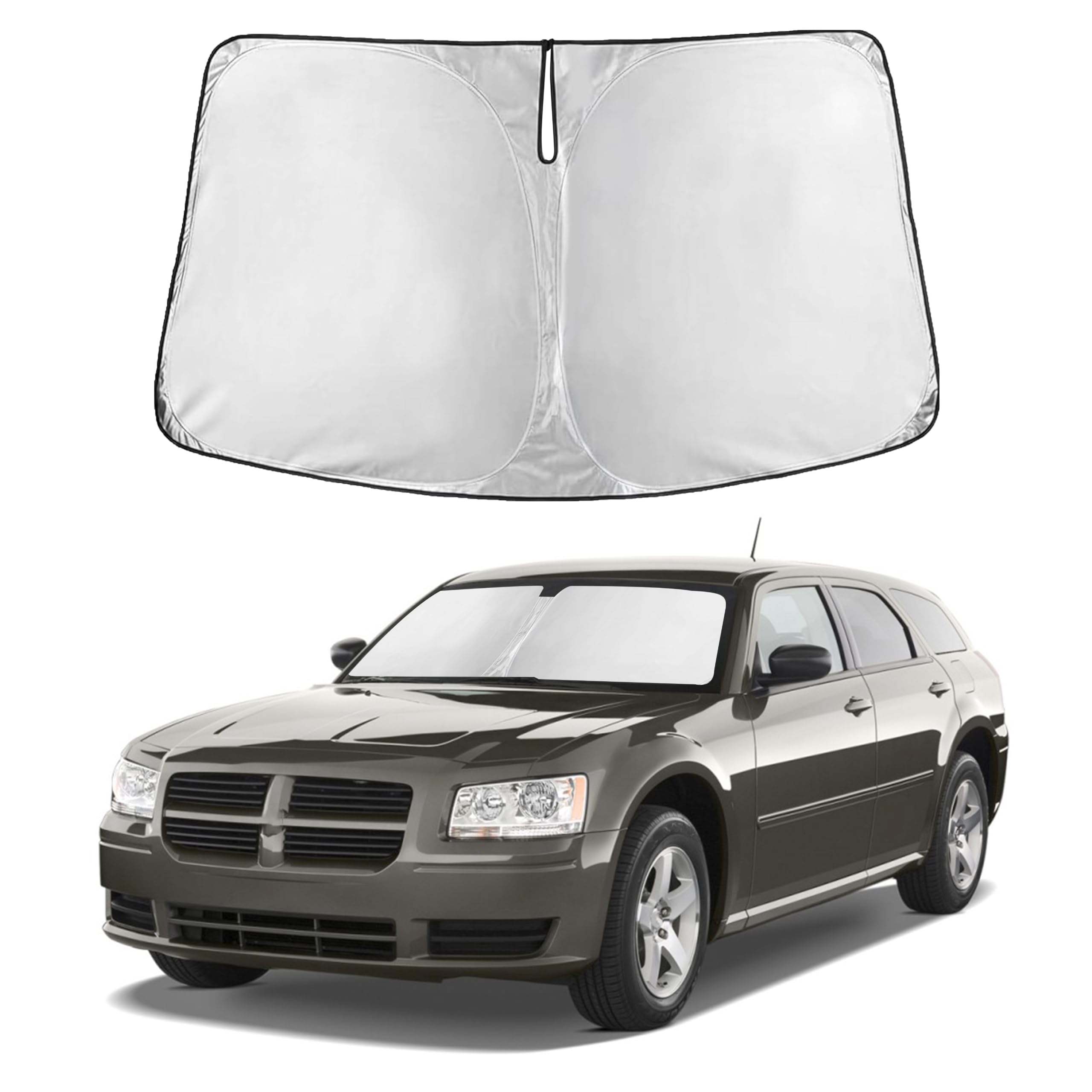 Reflective RV Windshield Sunshade for UV & Heat Protection