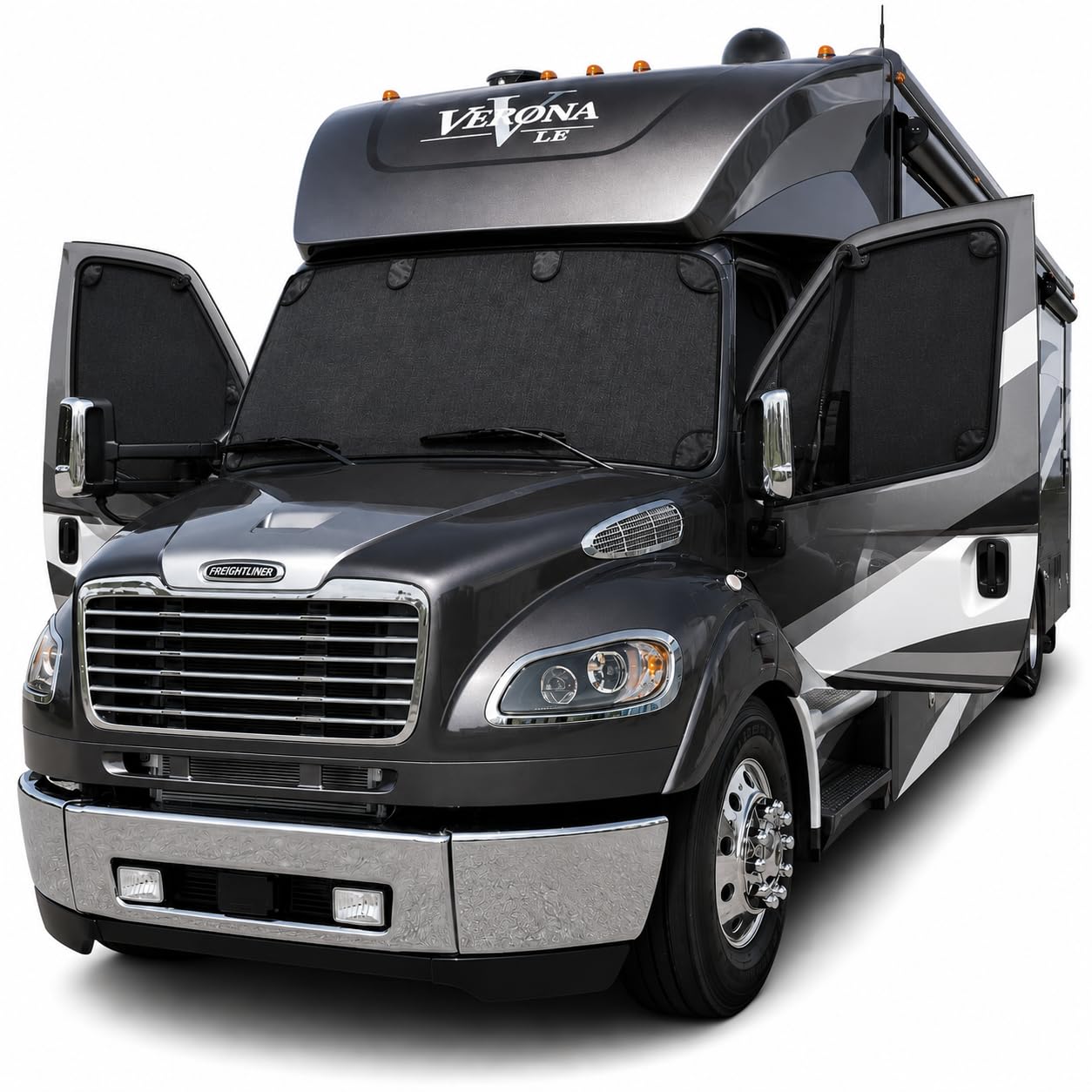 Magnetic RV Windshield Sun Shade for Heat Reduction
