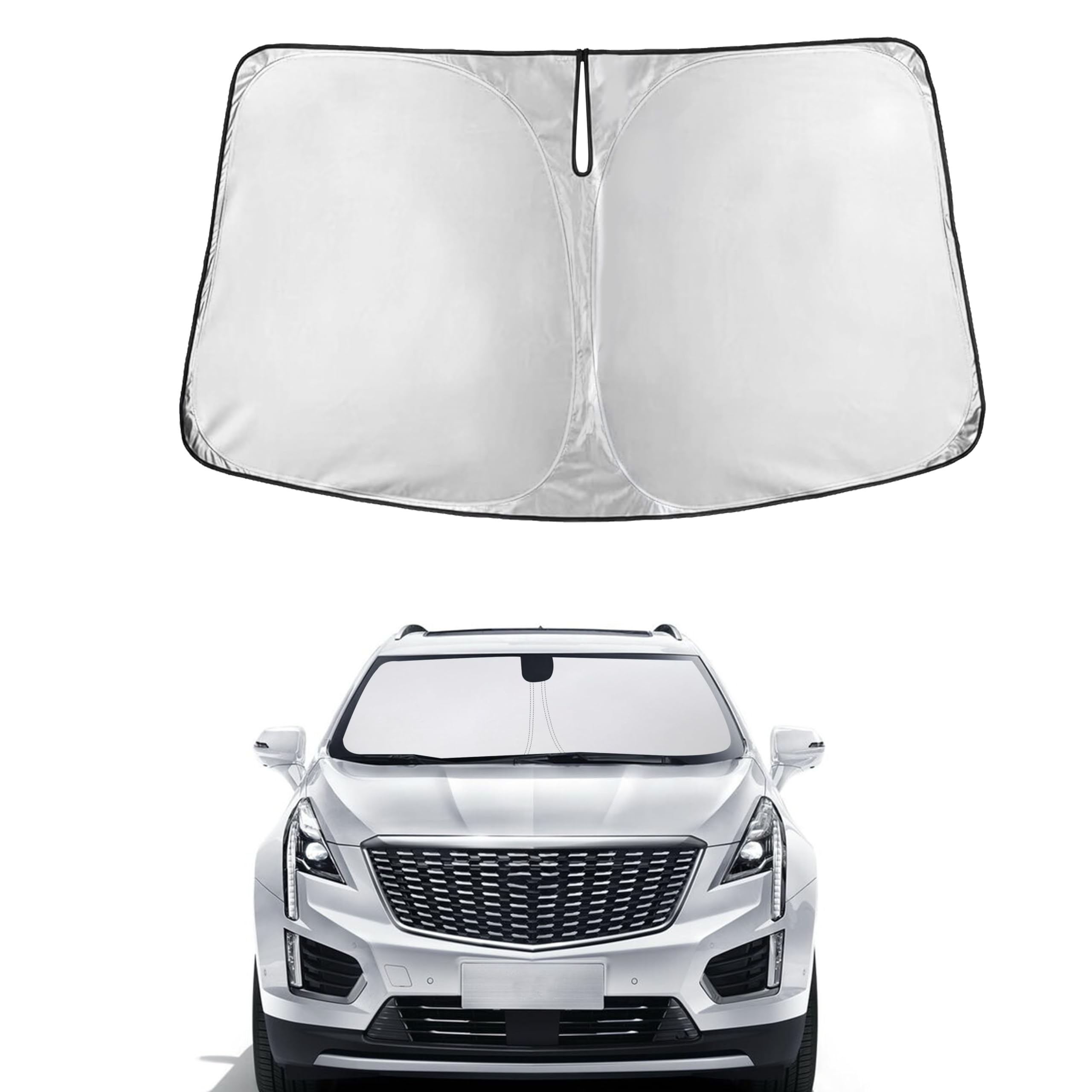 Front Windshield Sun Shade & Car Window Sun Visor