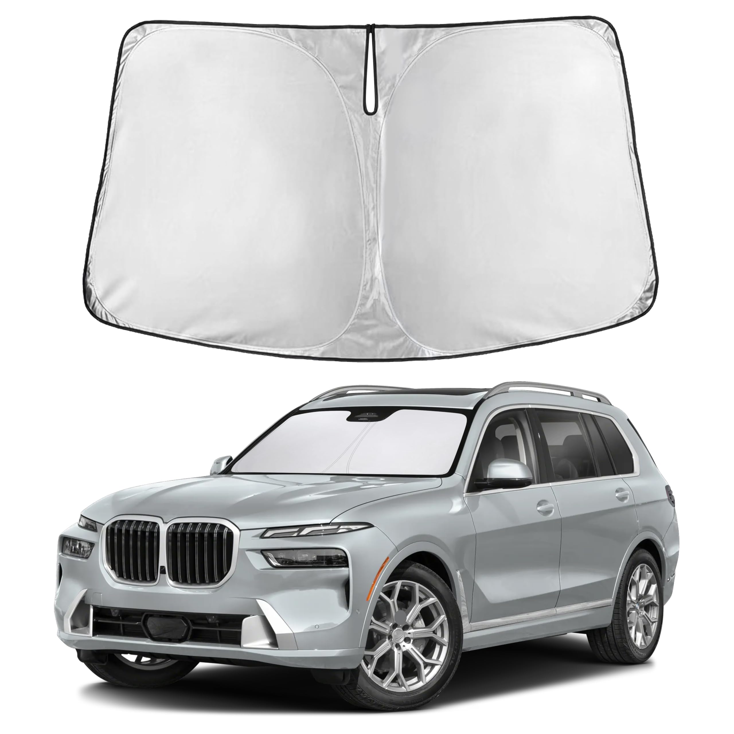 Reflective RV Windshield Sunshade for UV & Heat Protection