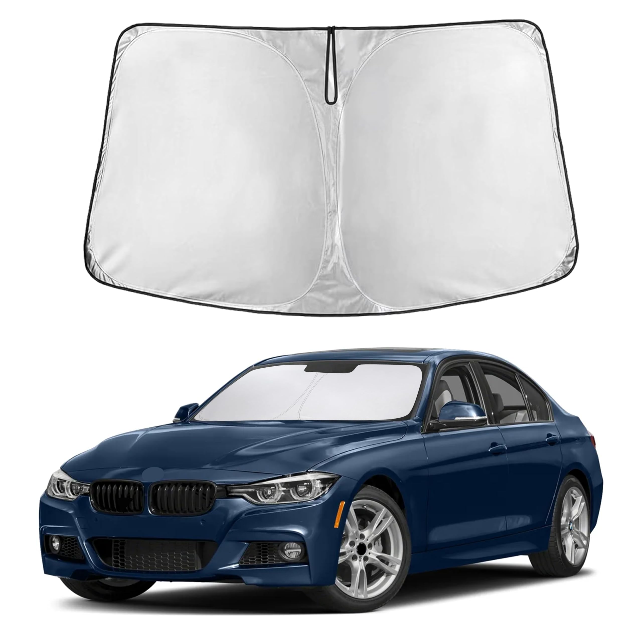 Reflective RV Windshield Sunshade for UV & Heat Protection