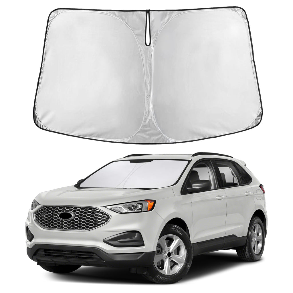 Front Windshield Sun Shade & Car Window Sun Visor