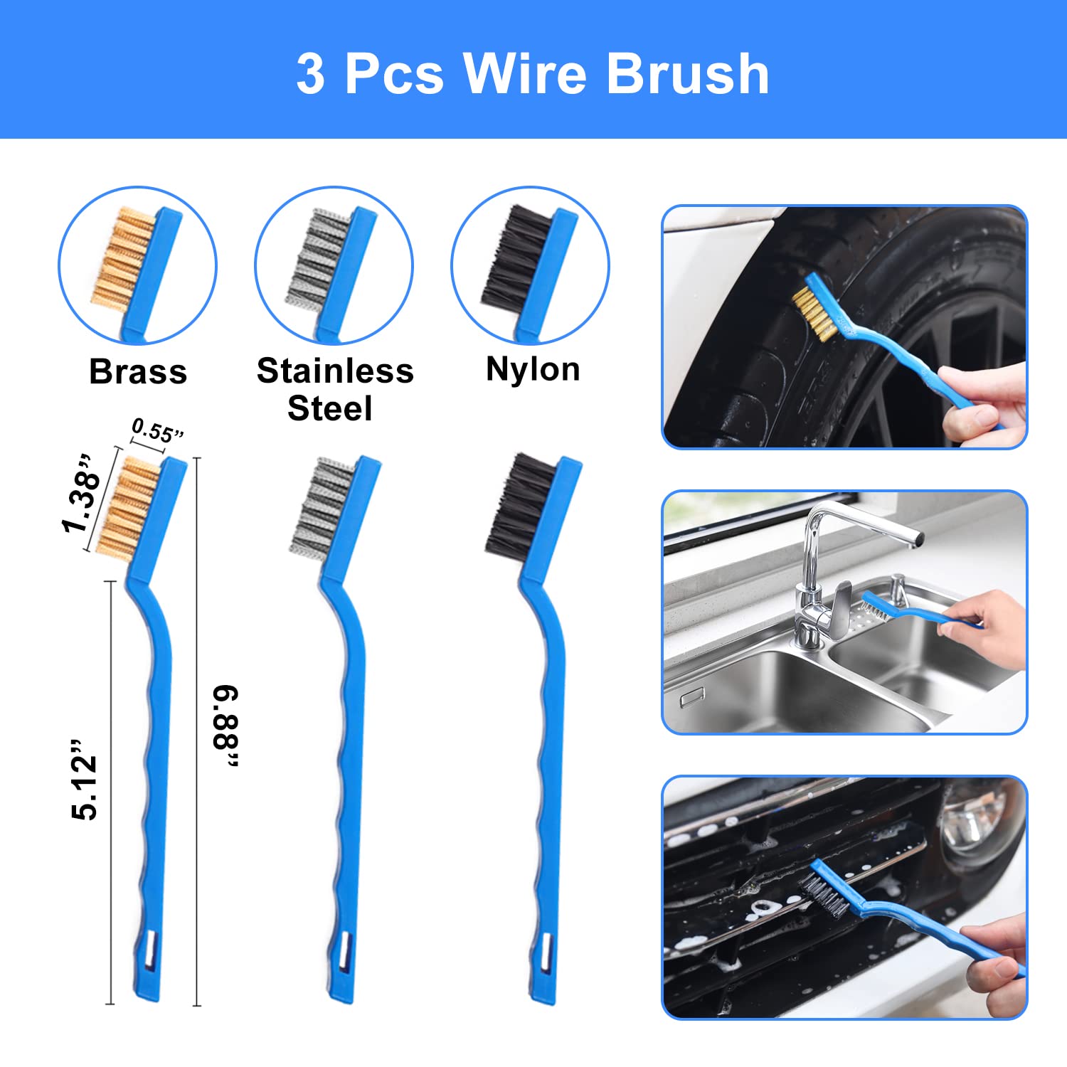 26-Piece Car Detailing Brush & Interior Cleaning Kit