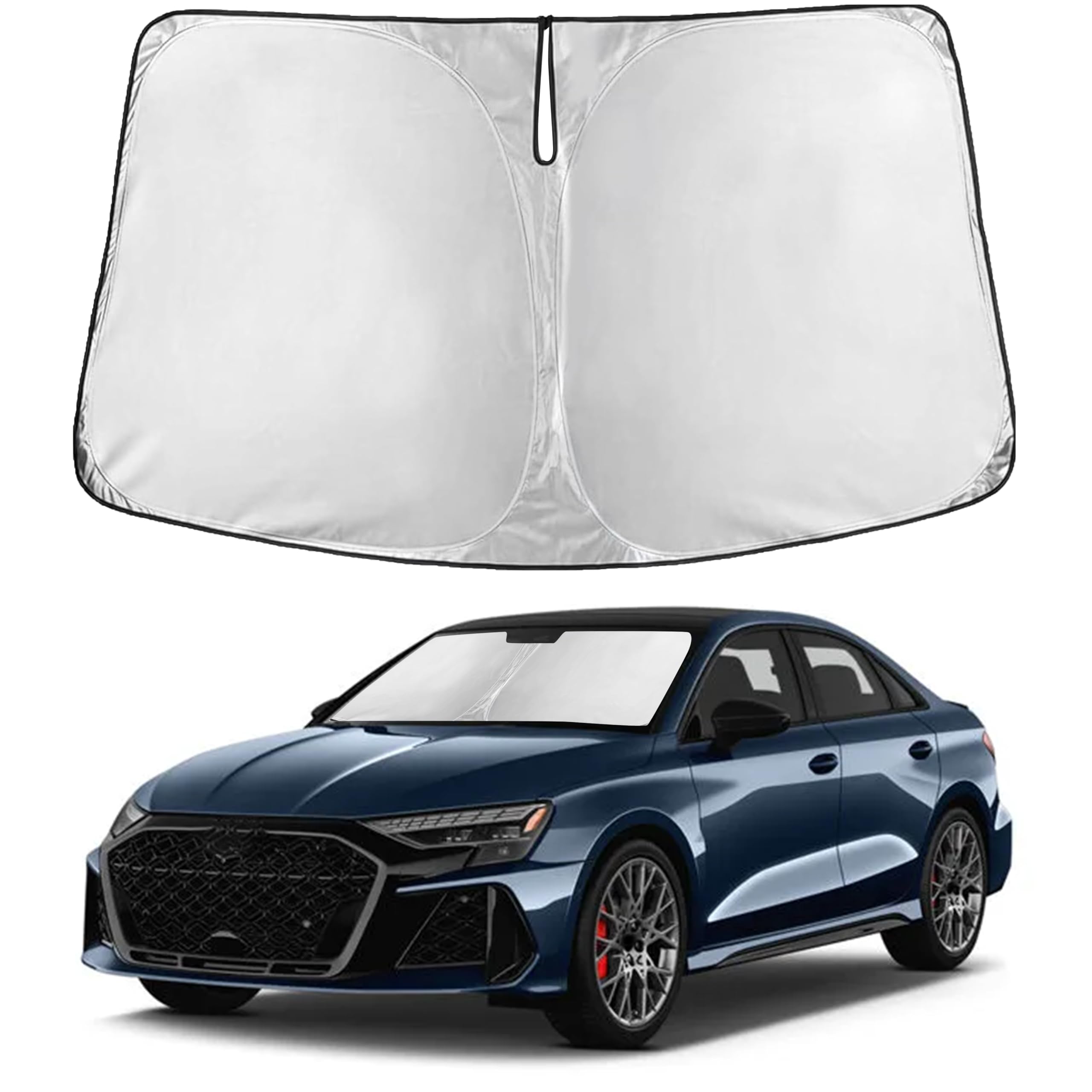 Reflective RV Windshield Sunshade for UV & Heat Protection