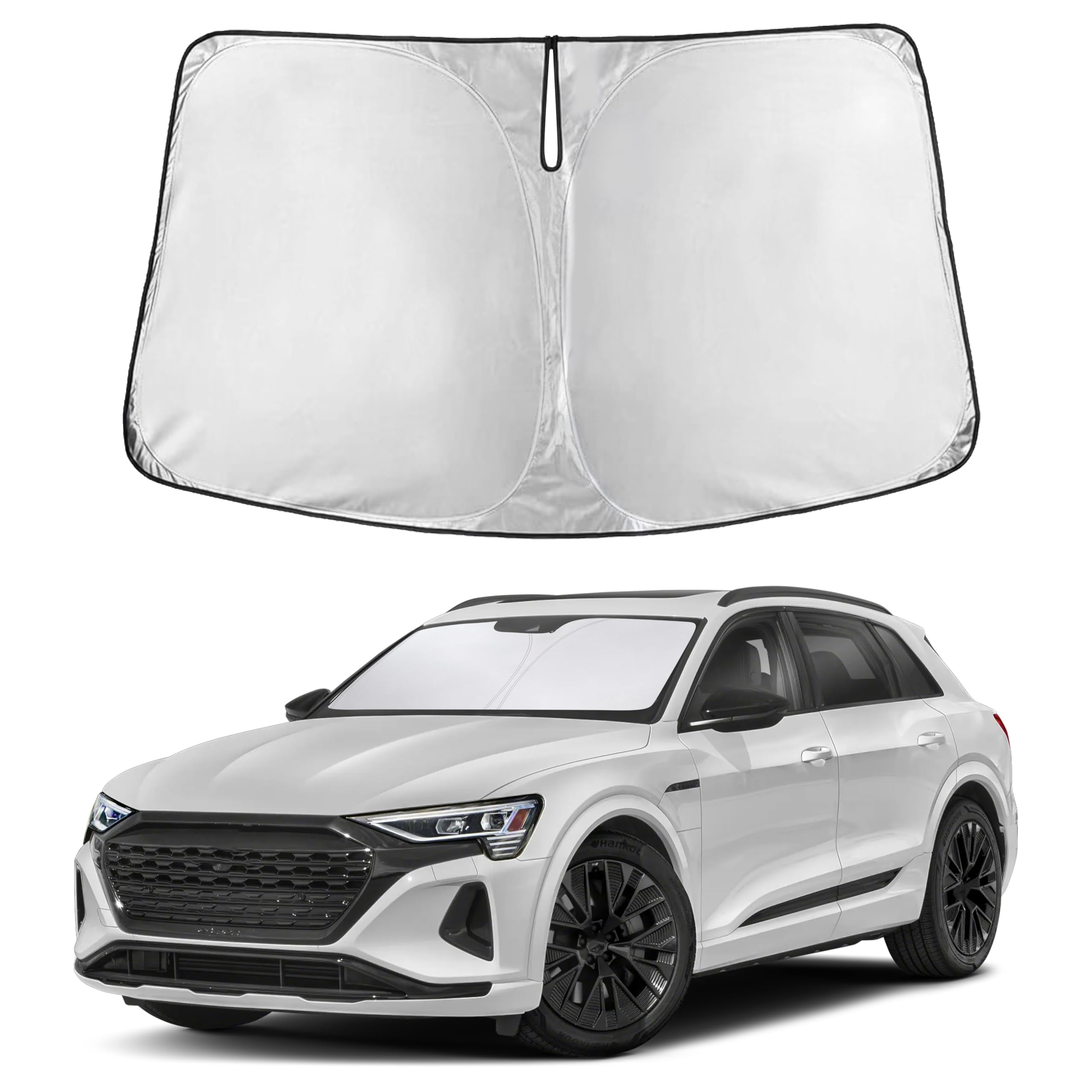 Reflective RV Windshield Sunshade for UV & Heat Protection