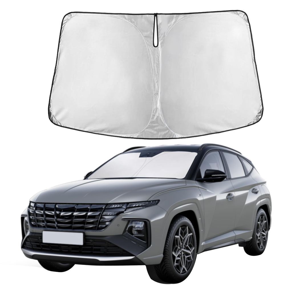 Front Windshield Sun Shade & Car Window Sun Visor