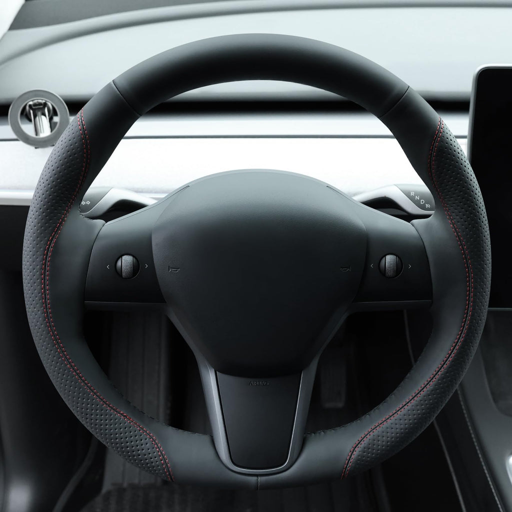 Custom Steering Wheel Cover for Tesla Model 3 & Model Y 2020