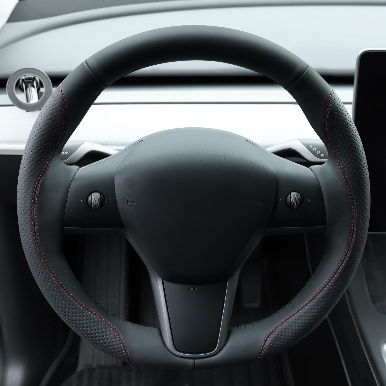 Custom Steering Wheel Cover for Tesla Model 3 & Model Y 2020