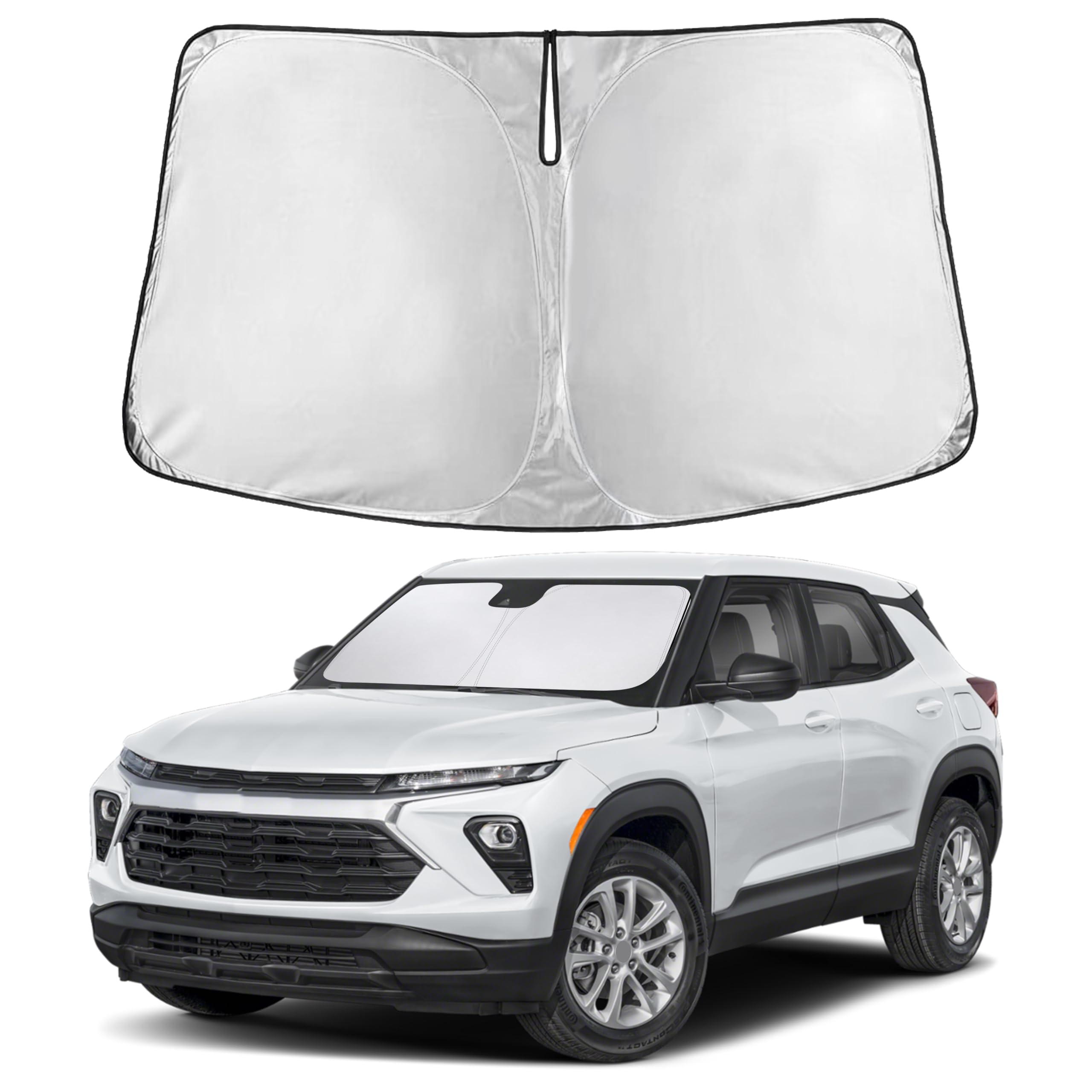 Front Windshield Sun Shade & Car Window Sun Visor