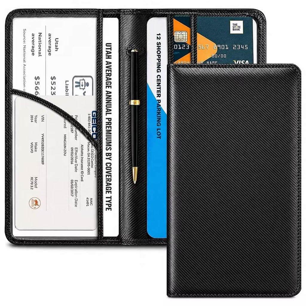 Car Registration & Insurance Holder for Glove Box Storage