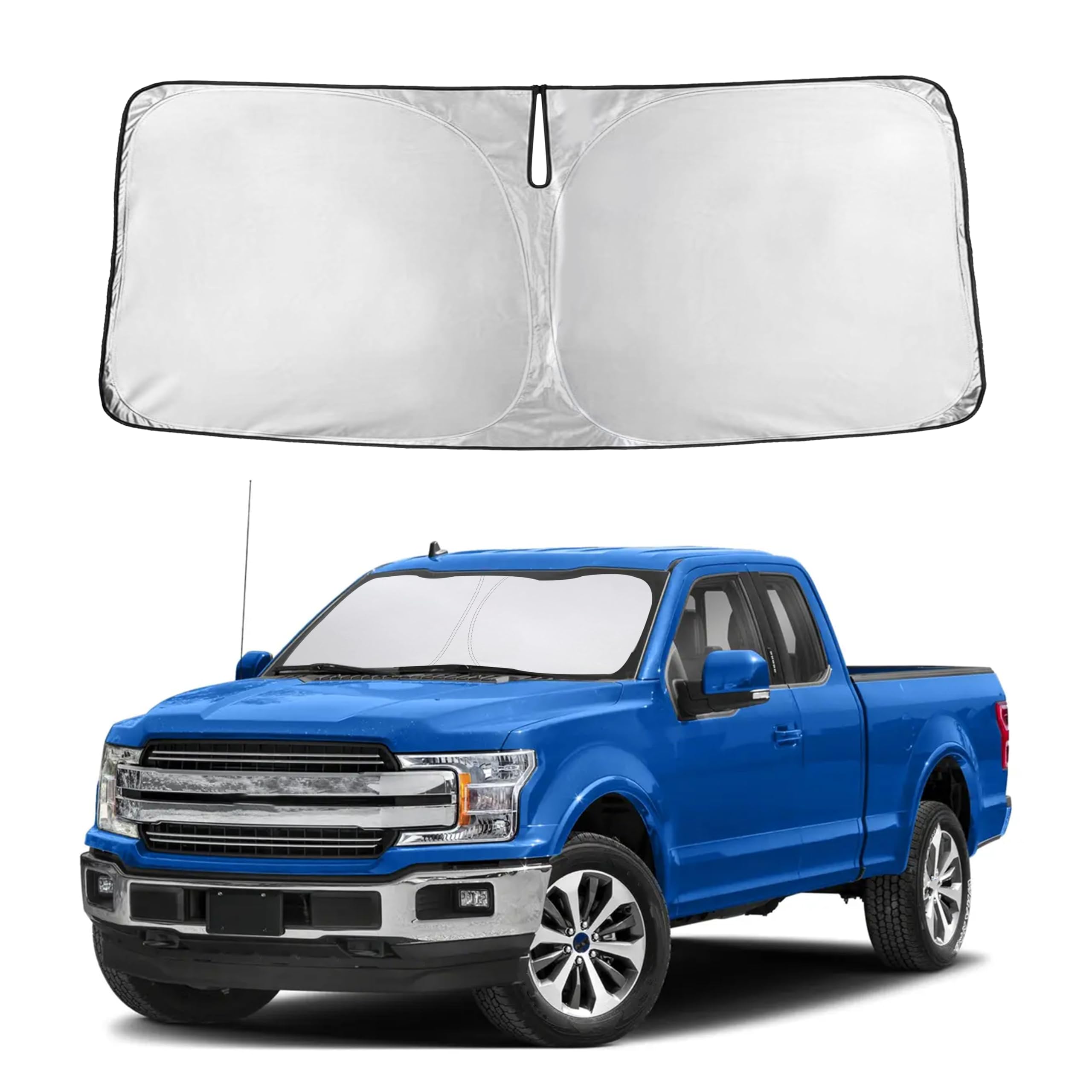 Front Windshield Sun Shade & Car Window Sun Visor