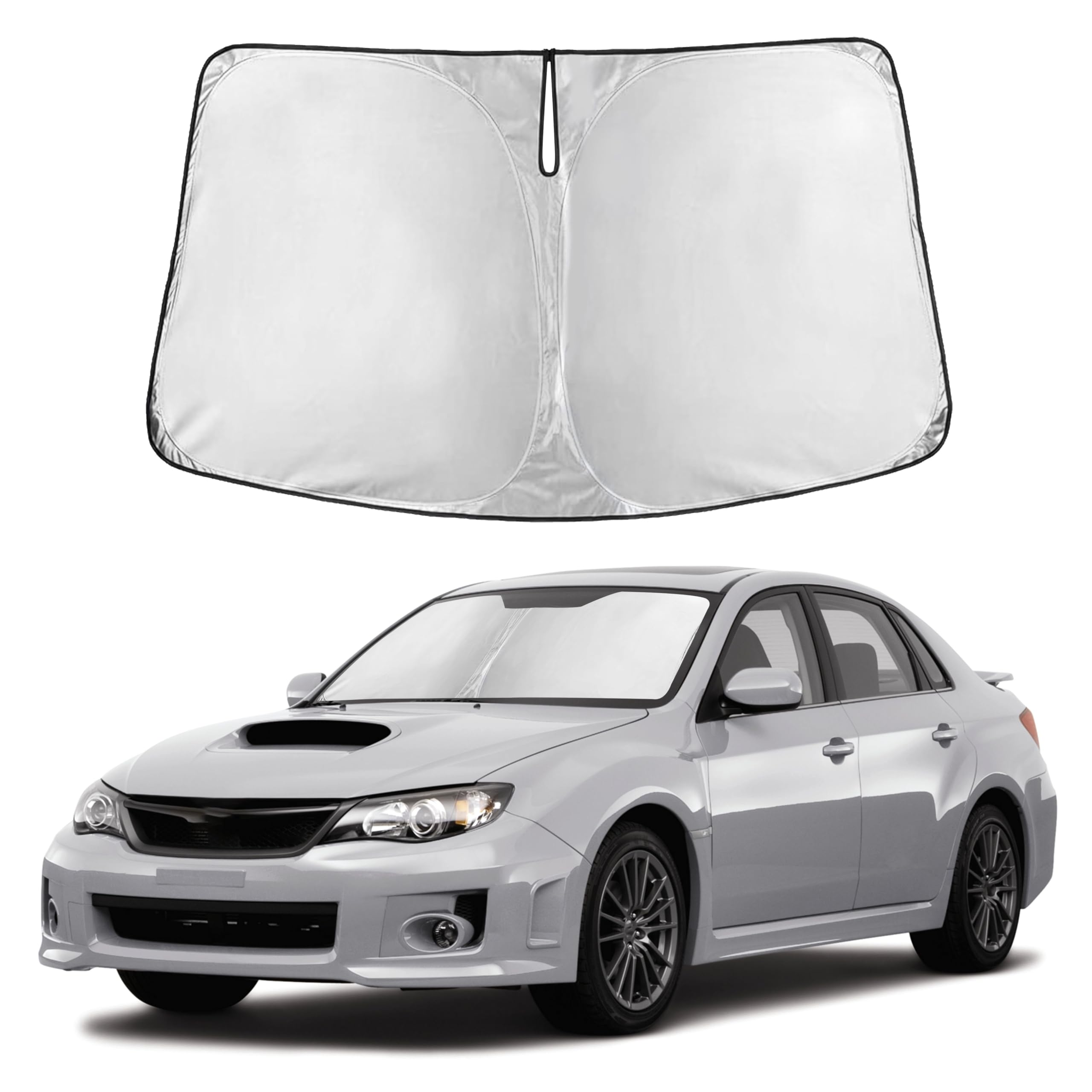 Front Windshield Sun Shade & Car Window Sun Visor