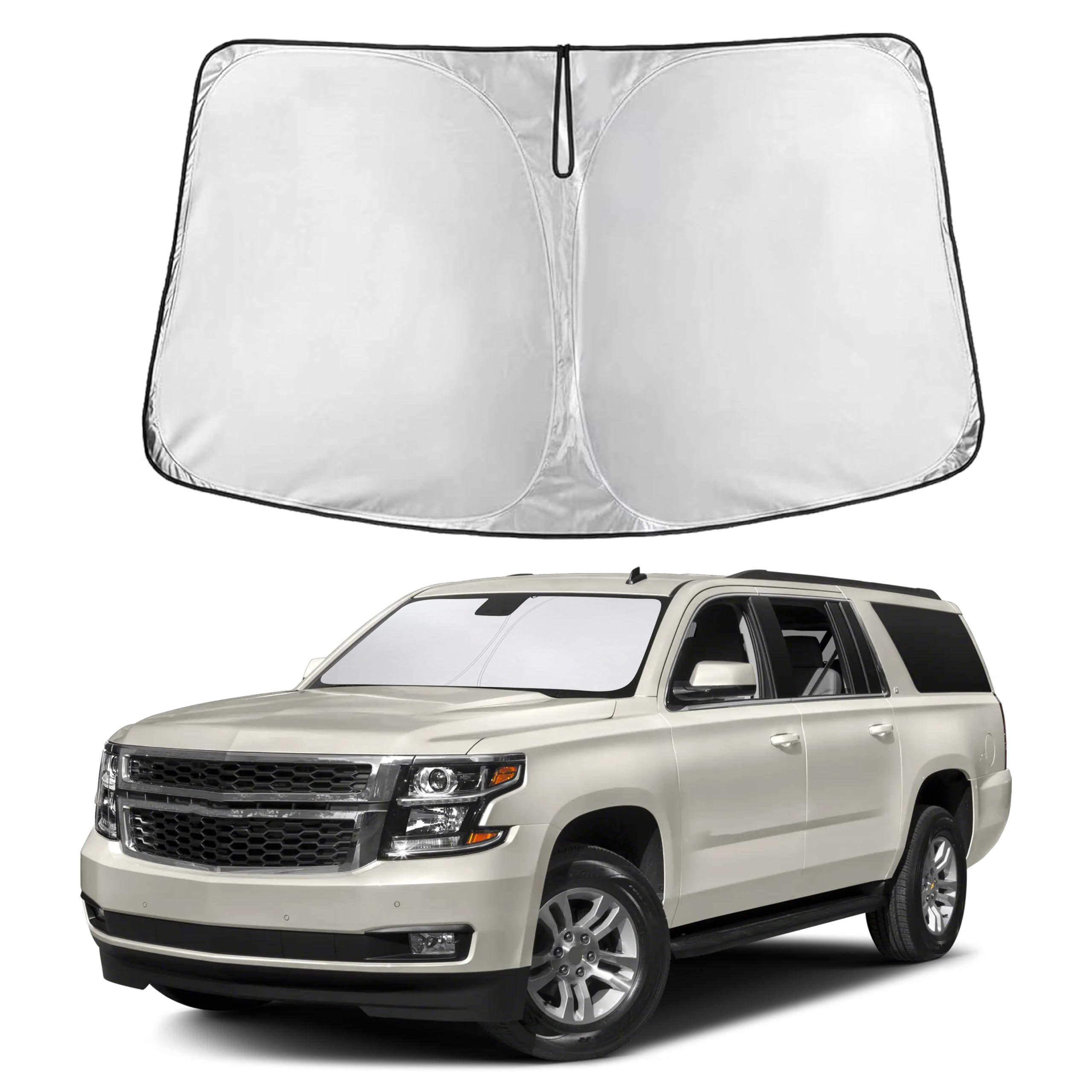 Reflective RV Windshield Sunshade for UV & Heat Protection