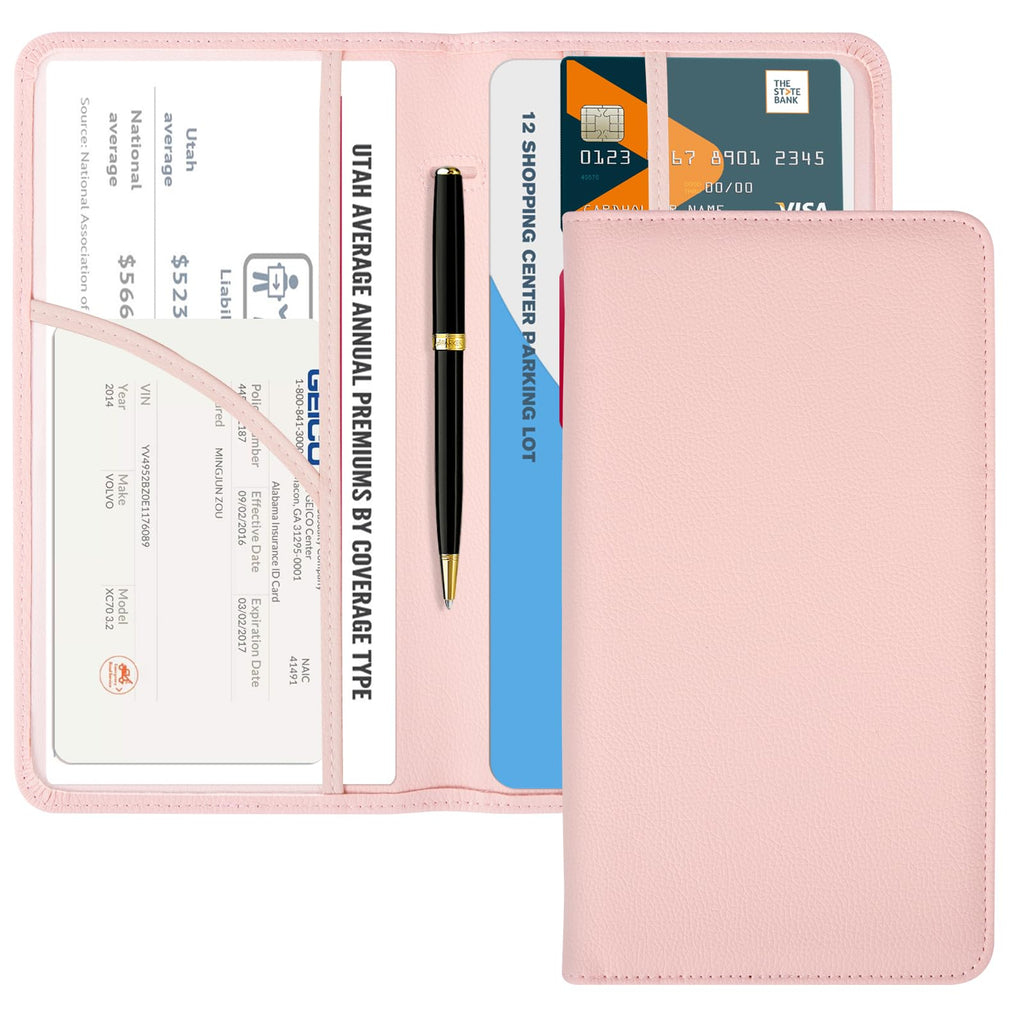 Car Registration & Insurance Holder for Glove Box Storage