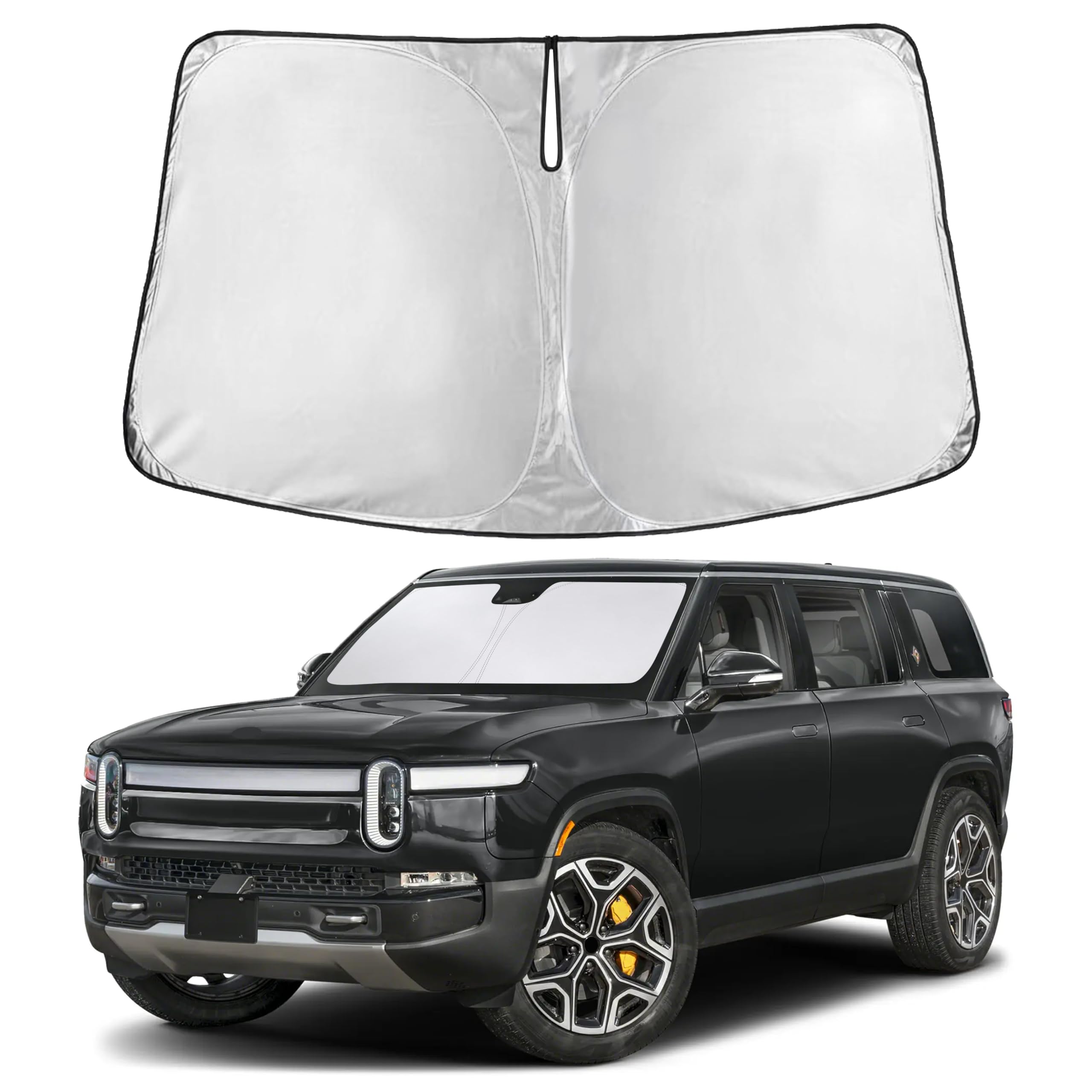 Front Windshield Sun Shade & Car Window Sun Visor