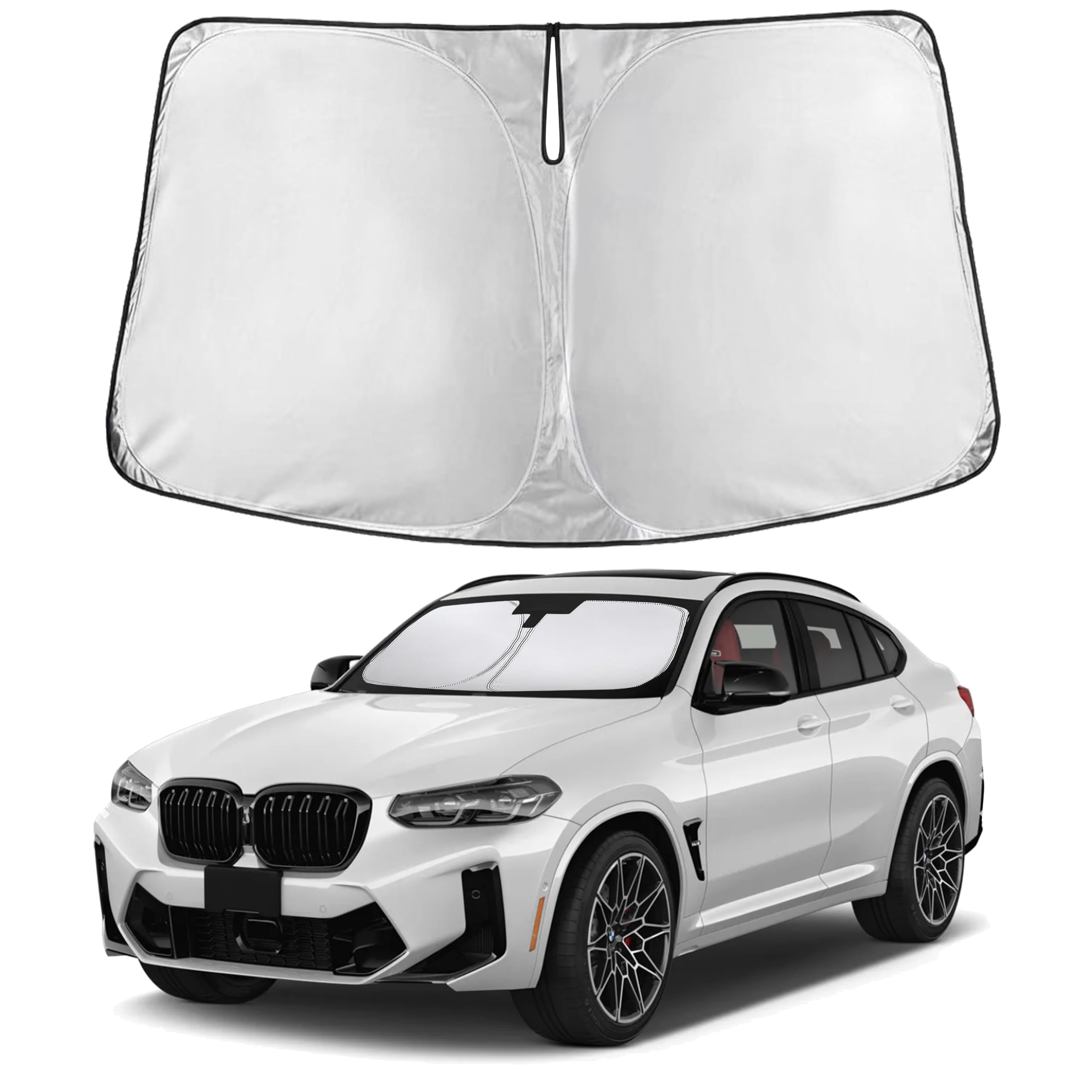 Reflective RV Windshield Sunshade for UV & Heat Protection