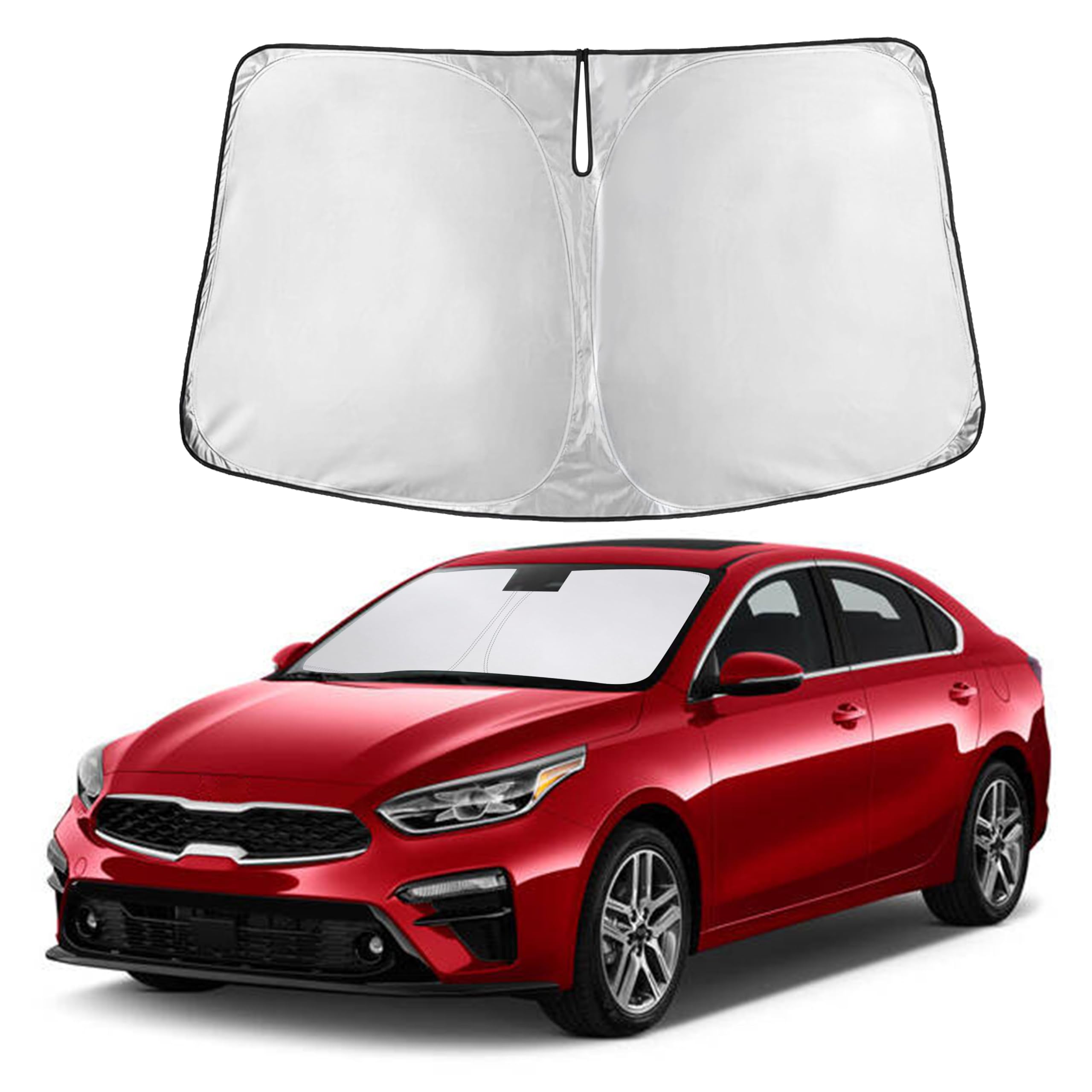 Front Windshield Sun Shade & Car Window Sun Visor