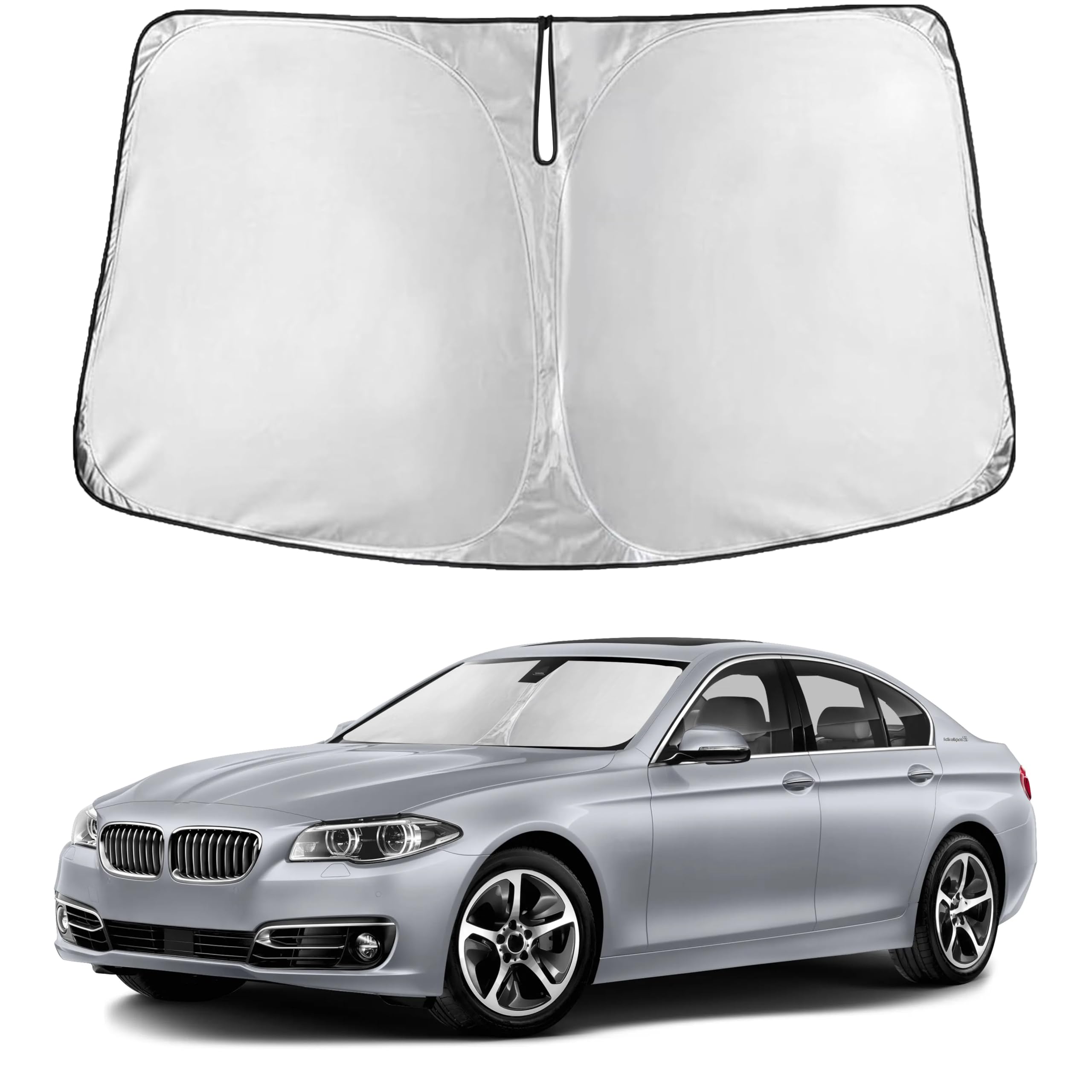 Reflective RV Windshield Sunshade for UV & Heat Protection