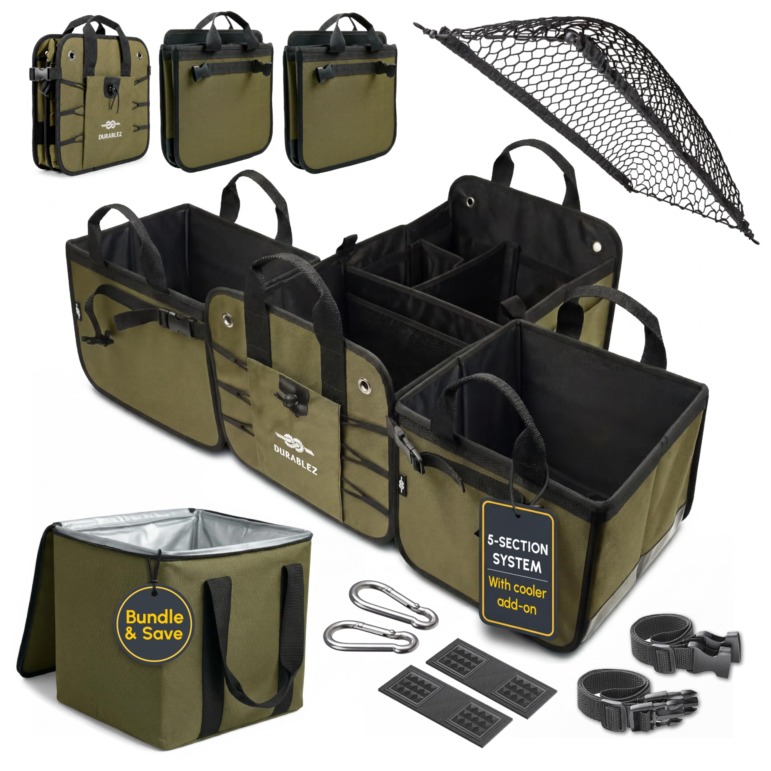Durable Car Trunk Organizer for Storage & Cargo Management