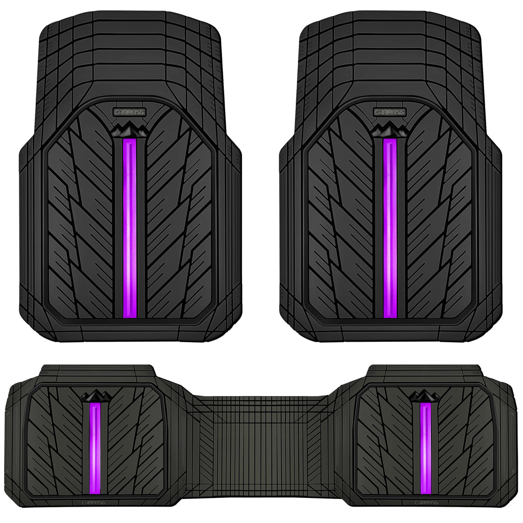 All-Weather Rubber Car Floor Mats for Interior Protection