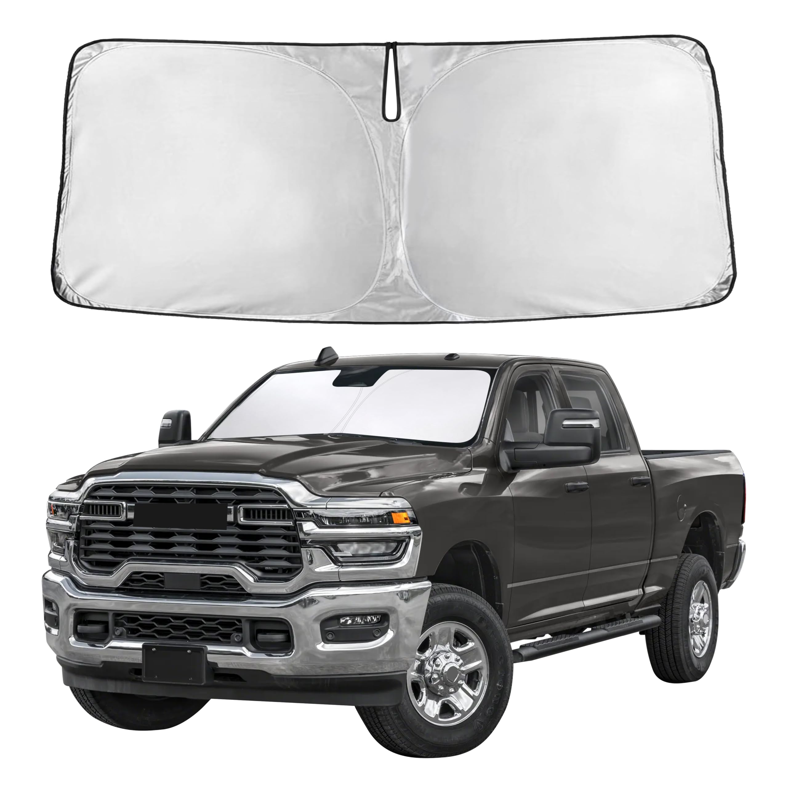 Front Windshield Sun Shade & Car Window Sun Visor