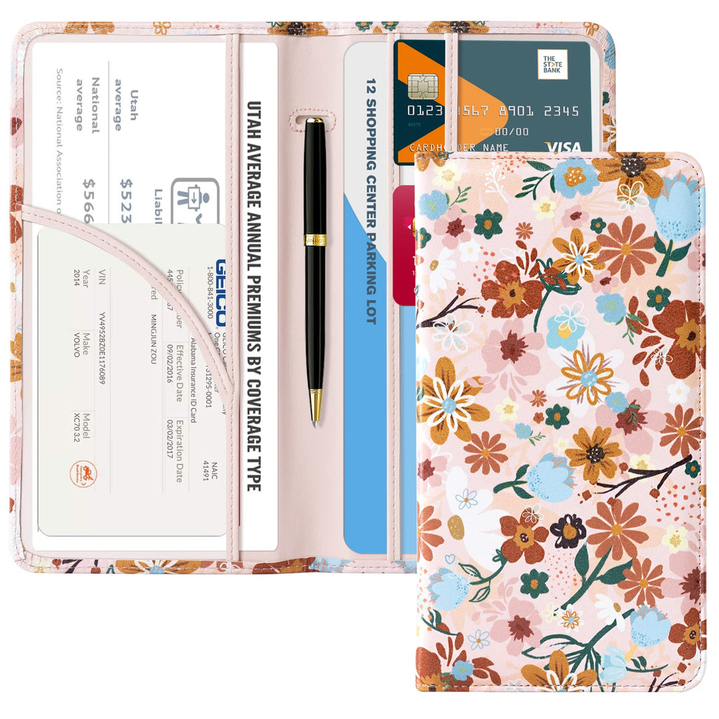 Car Registration & Insurance Holder for Glove Box Storage