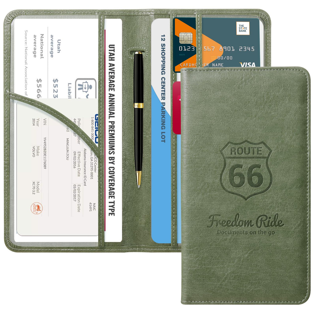 Car Registration & Insurance Holder for Glove Box Storage