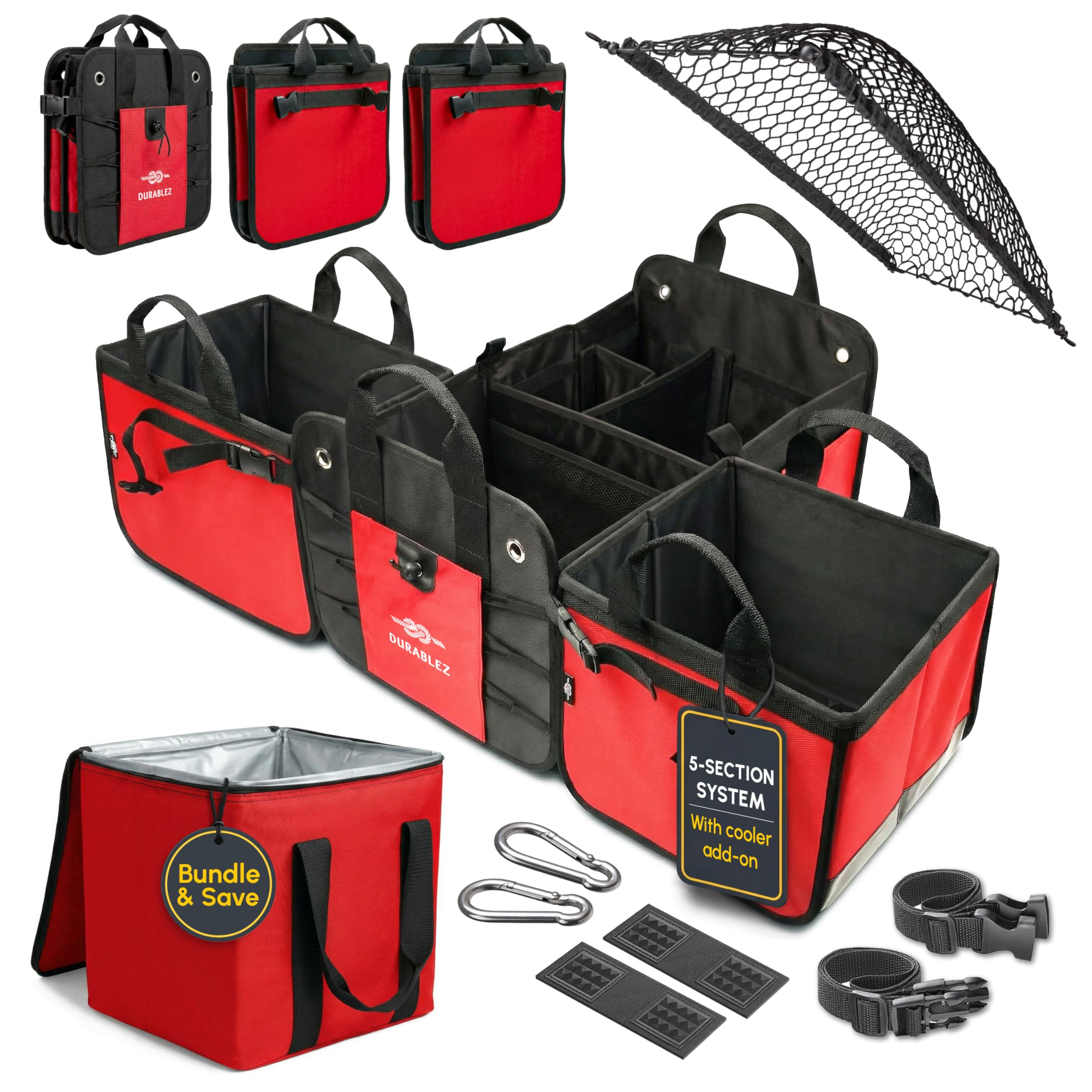 Durable Car Trunk Organizer for Storage & Cargo Management