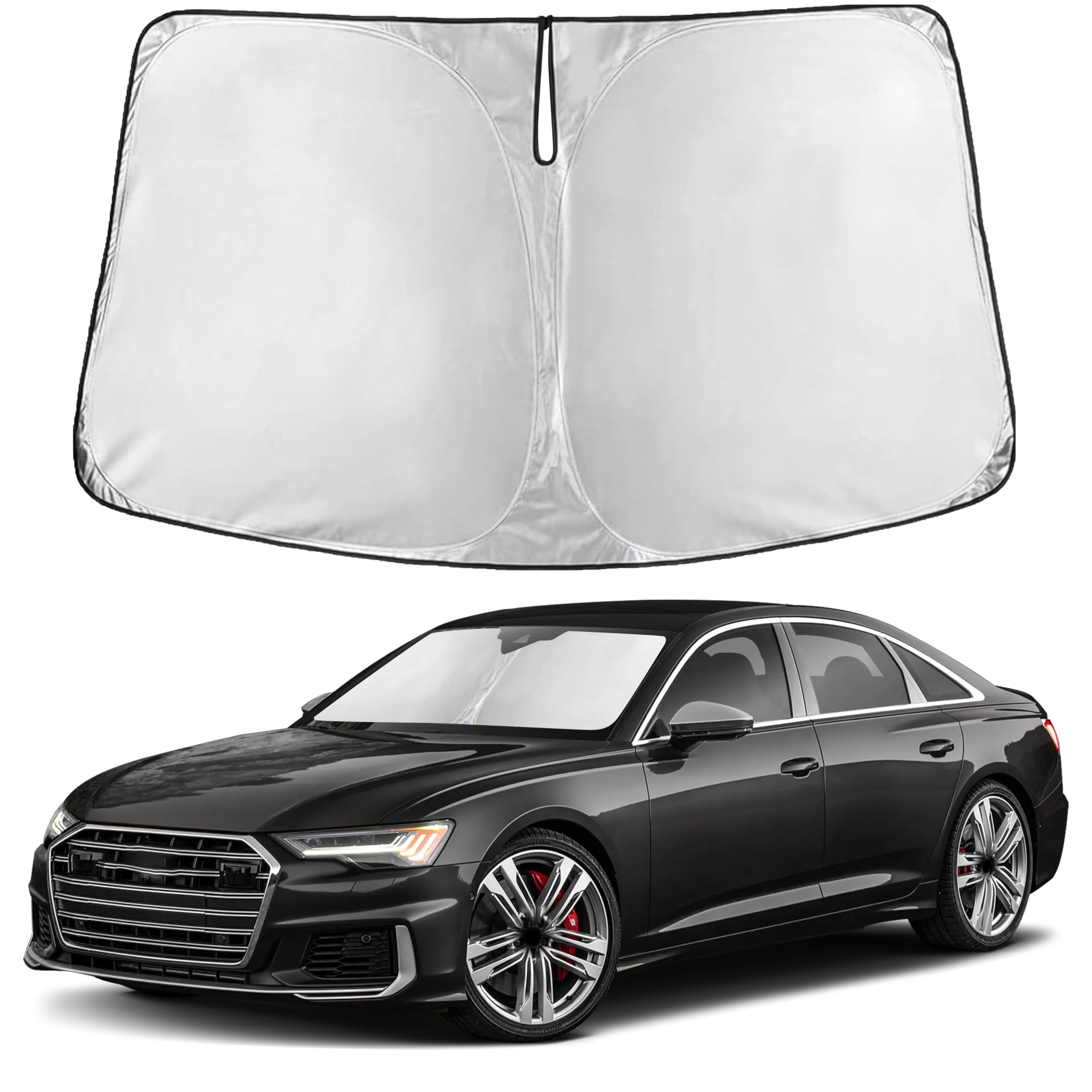 Reflective RV Windshield Sunshade for UV & Heat Protection