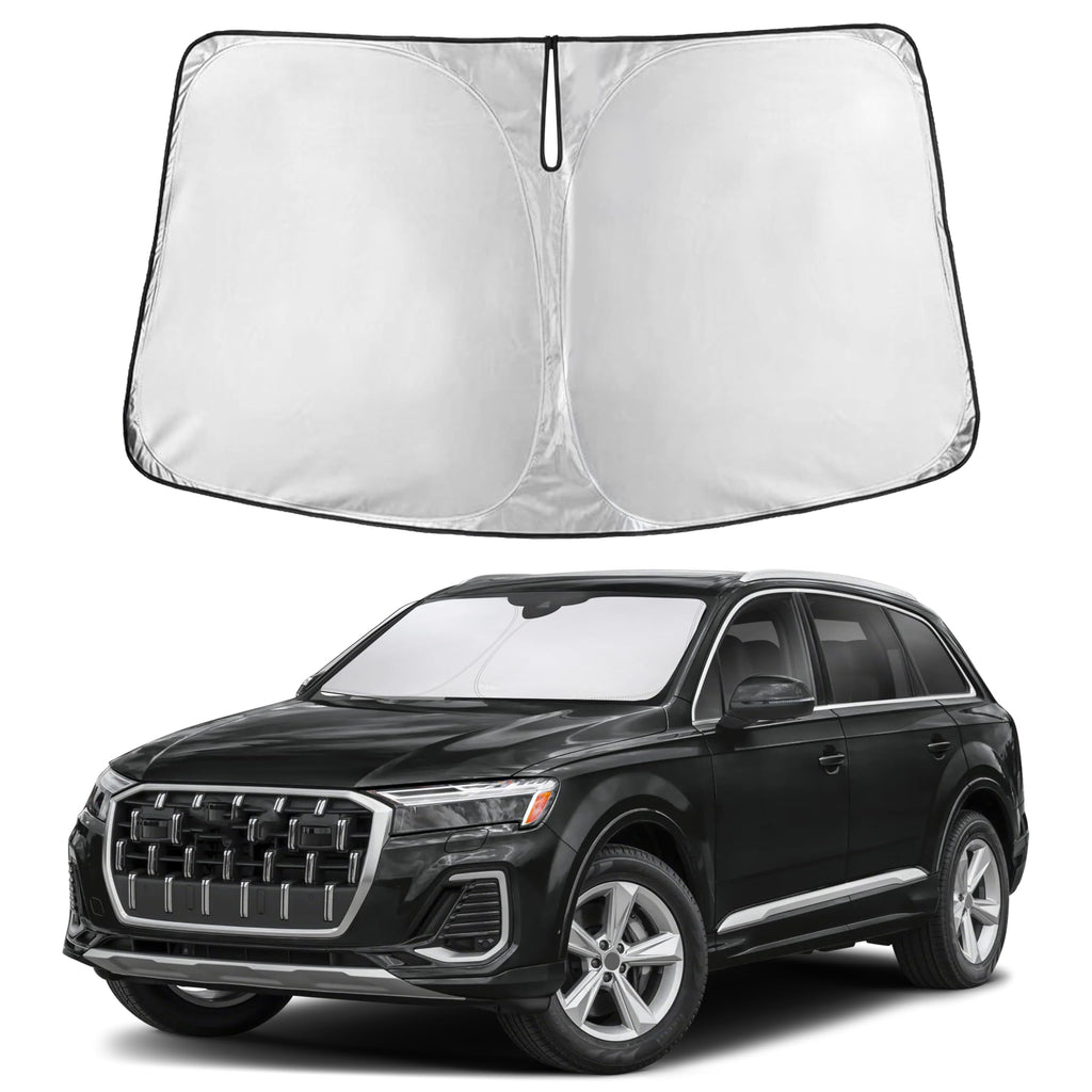 Front Windshield Sun Shade & Car Window Sun Visor